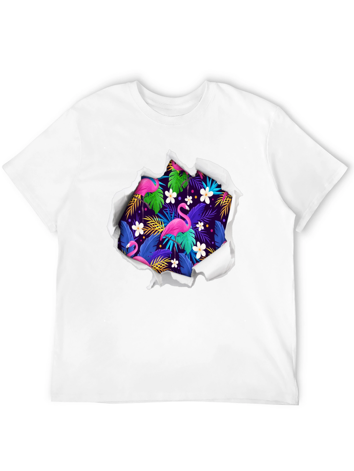 Tropical Flamingo Graphic Tee