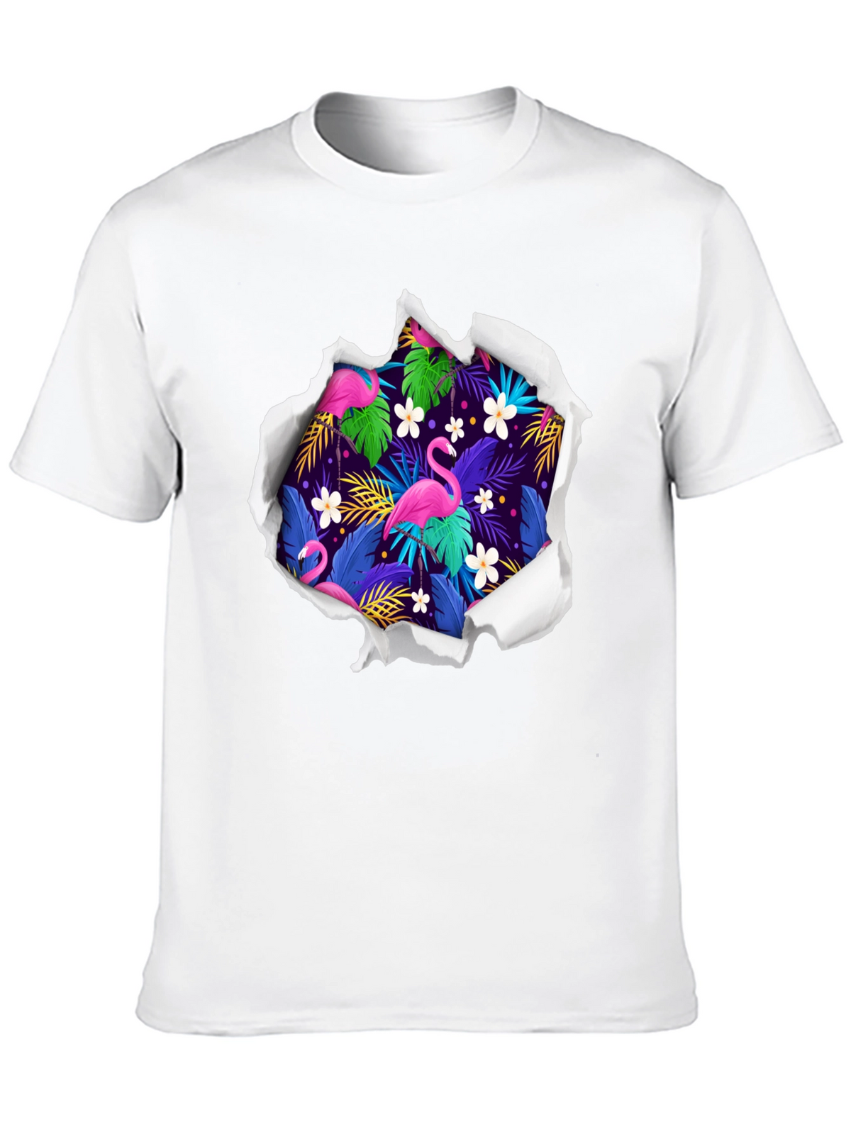 Tropical Flamingo Graphic Tee