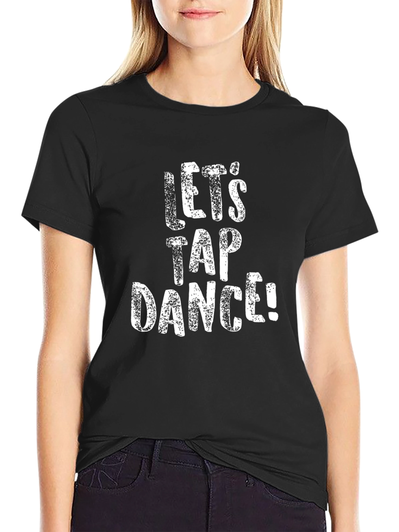Lets Tap Dance Black T-Shirt
