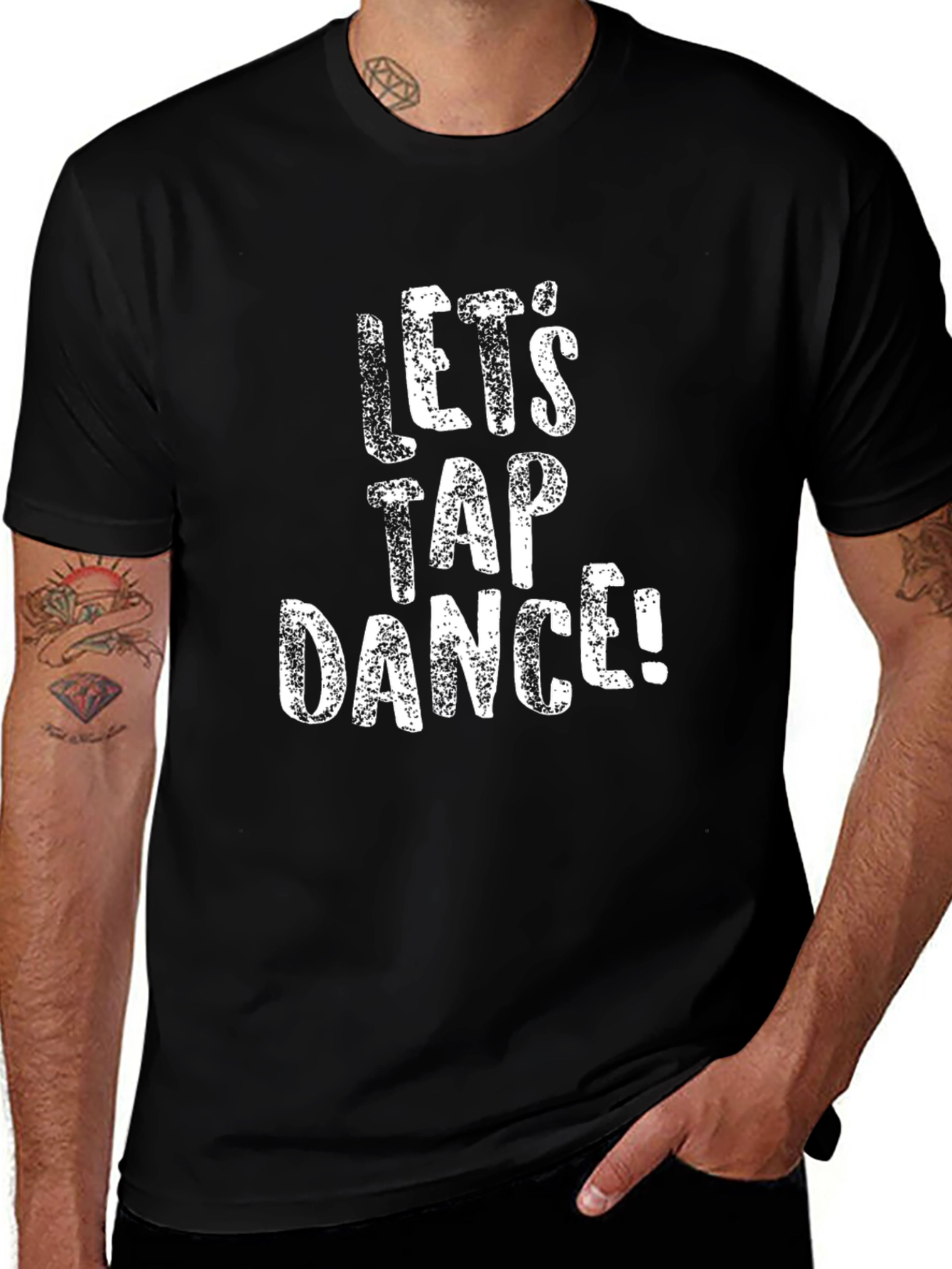 Lets Tap Dance Black T-Shirt