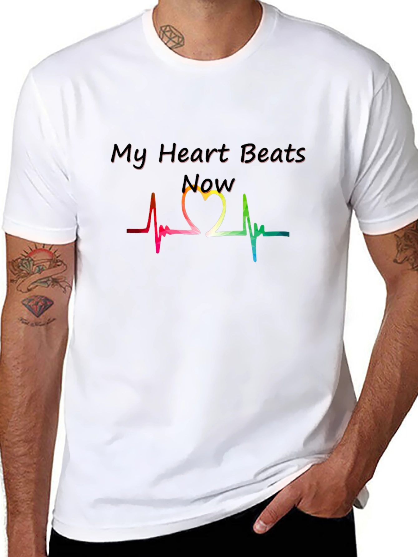 My Heart Beats Now Graphic Tee