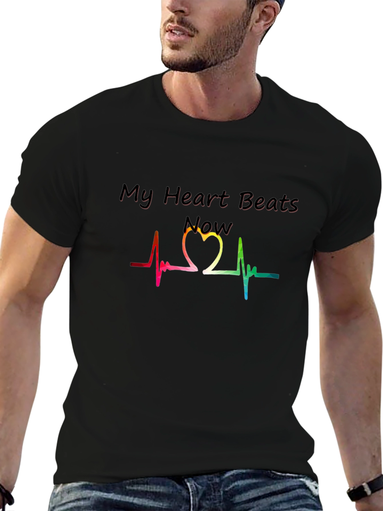 My Heart Beats Now Graphic Tee
