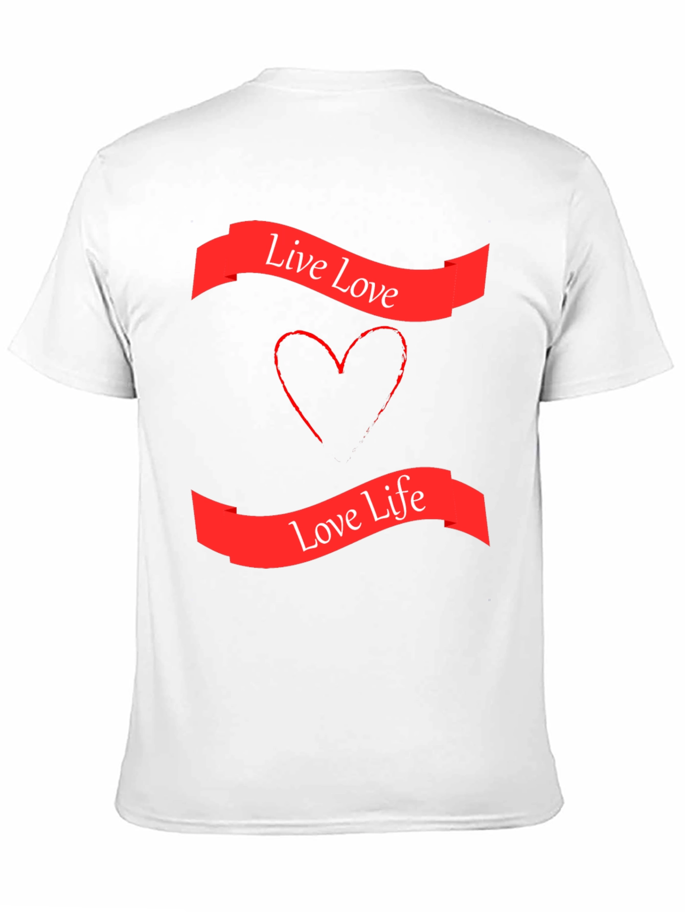 Live Love Graphic T-Shirt - Stylish Black Tee