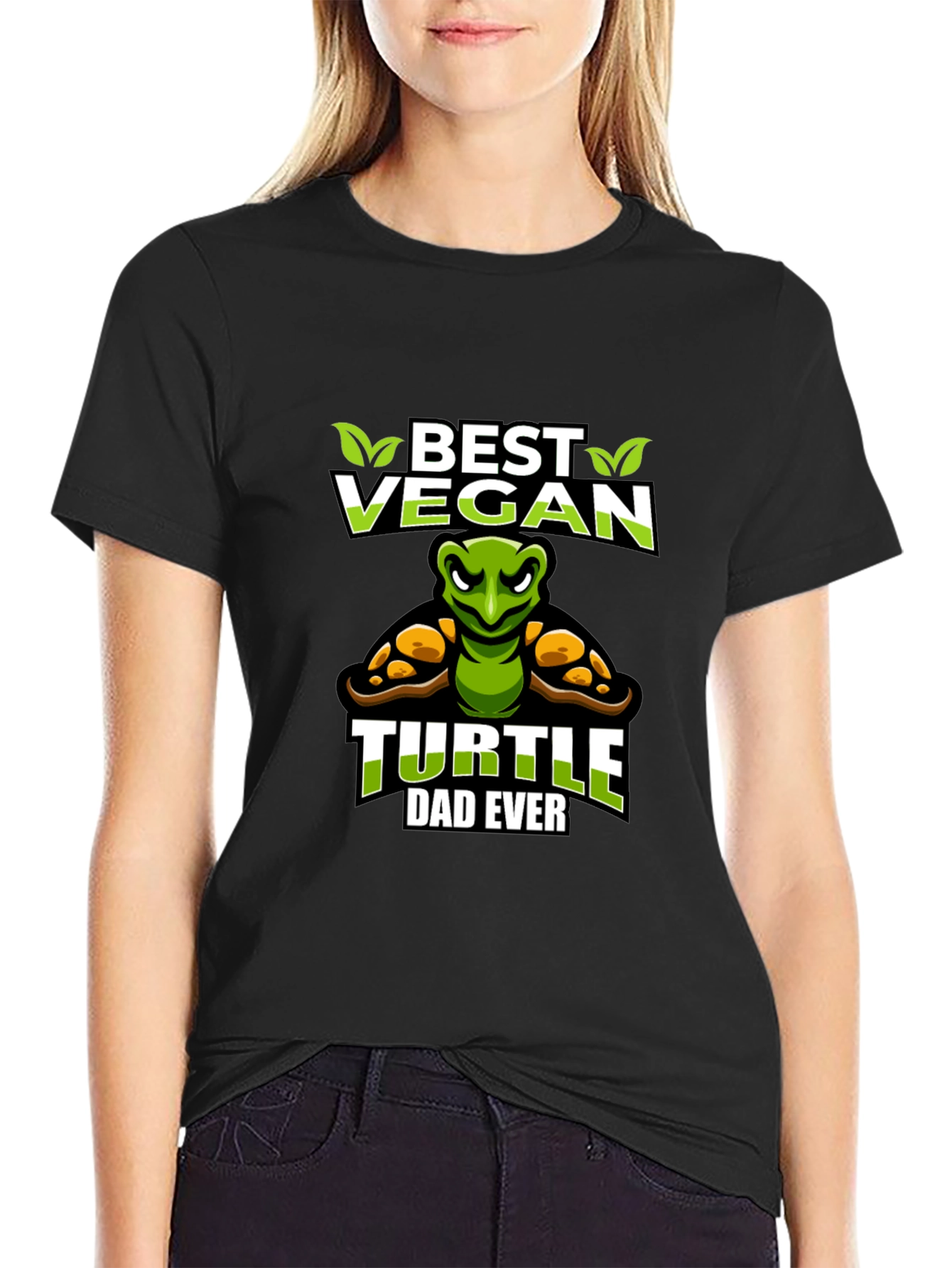 Best Vegan Turtle Dad Ever T-Shirt