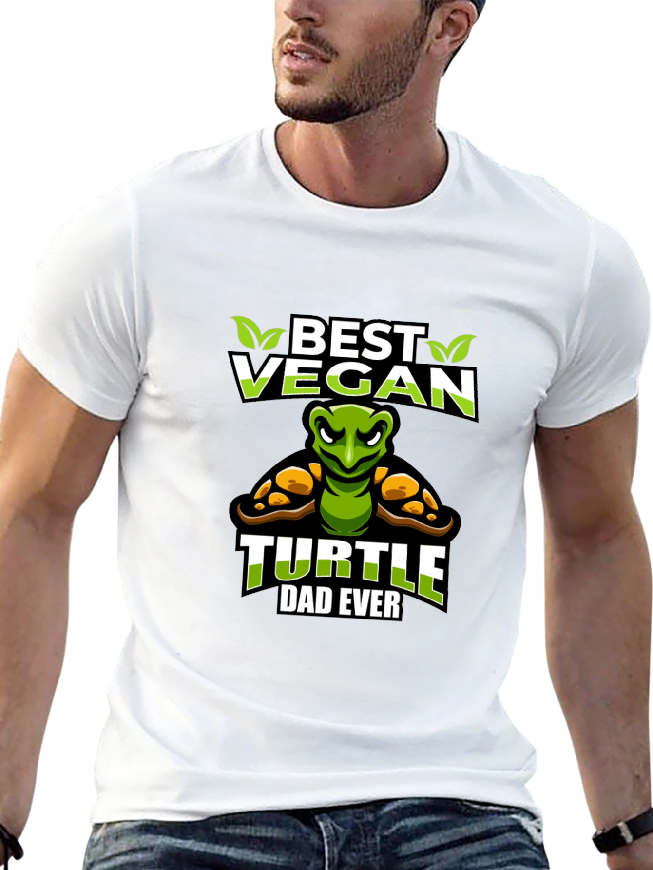 Best Vegan Turtle Dad Ever T-Shirt