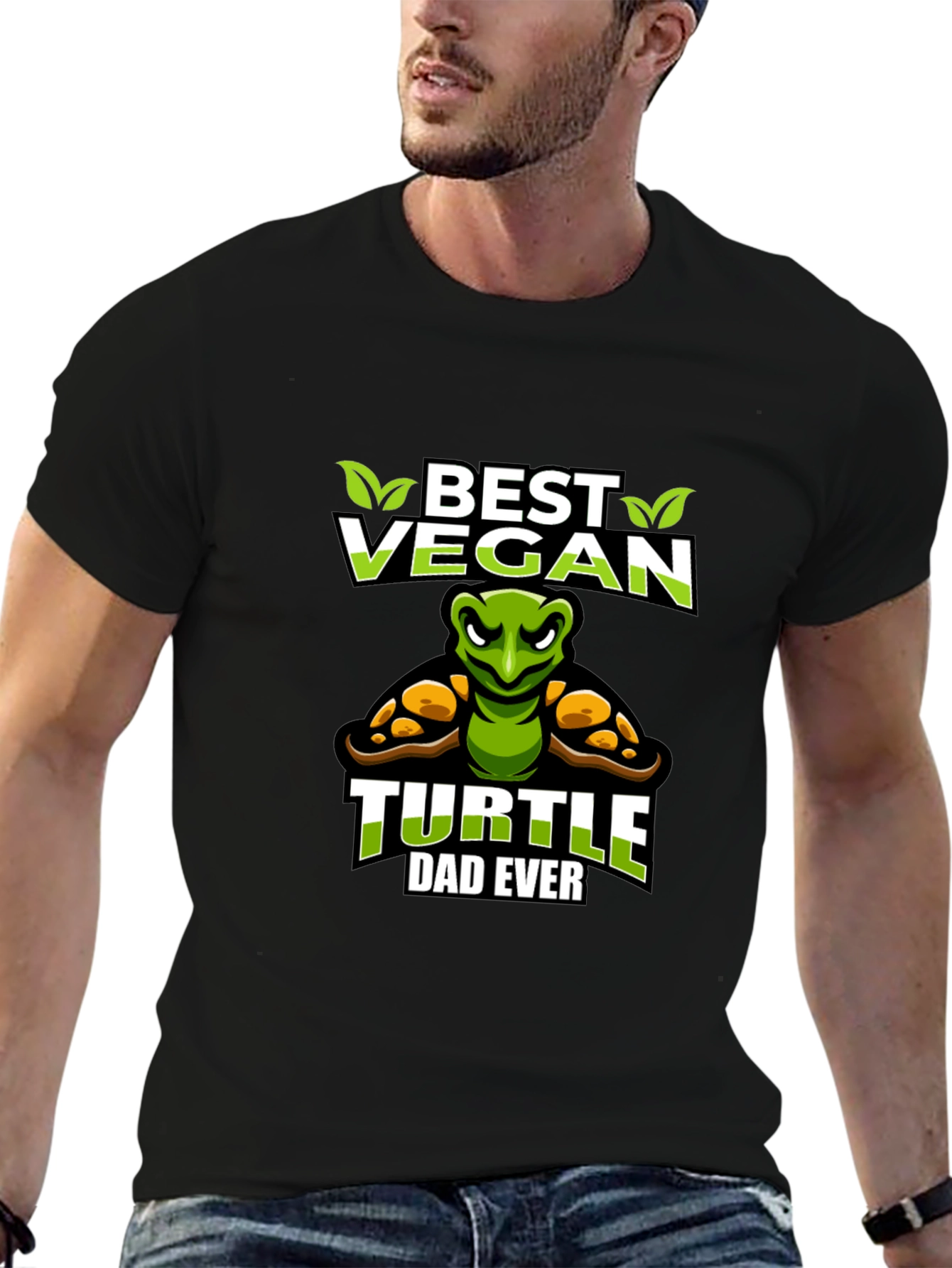 Best Vegan Turtle Dad Ever T-Shirt