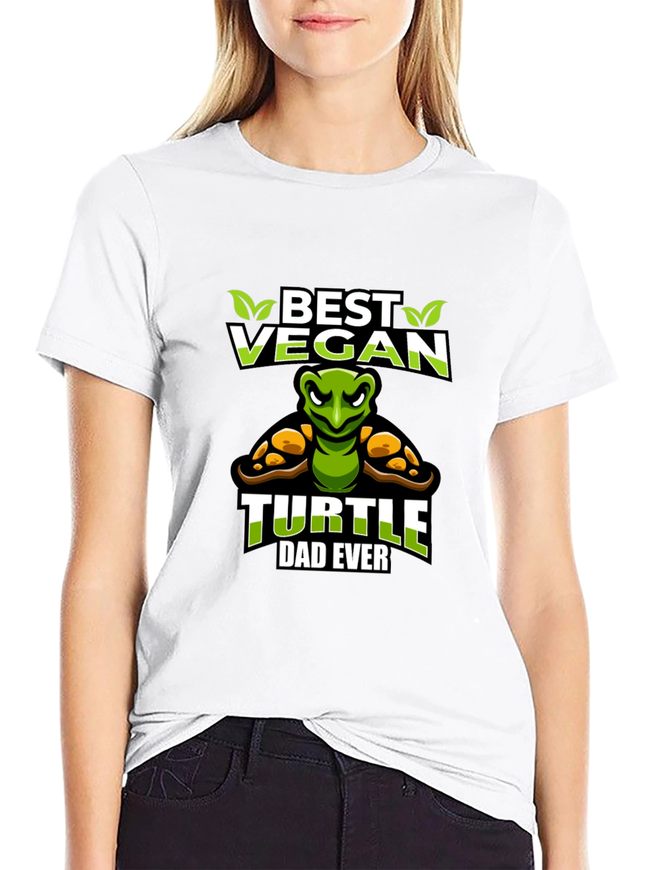 Best Vegan Turtle Dad Ever T-Shirt