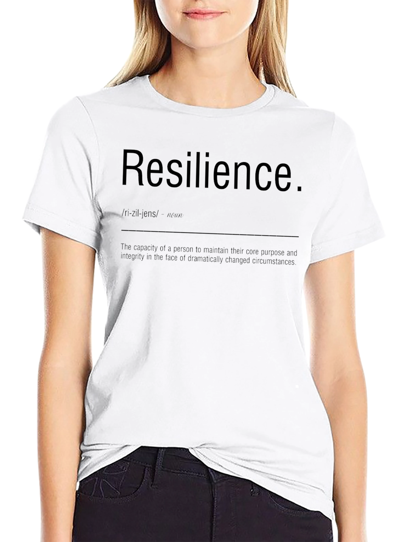 Resilience Definition Graphic Tee - Motivational