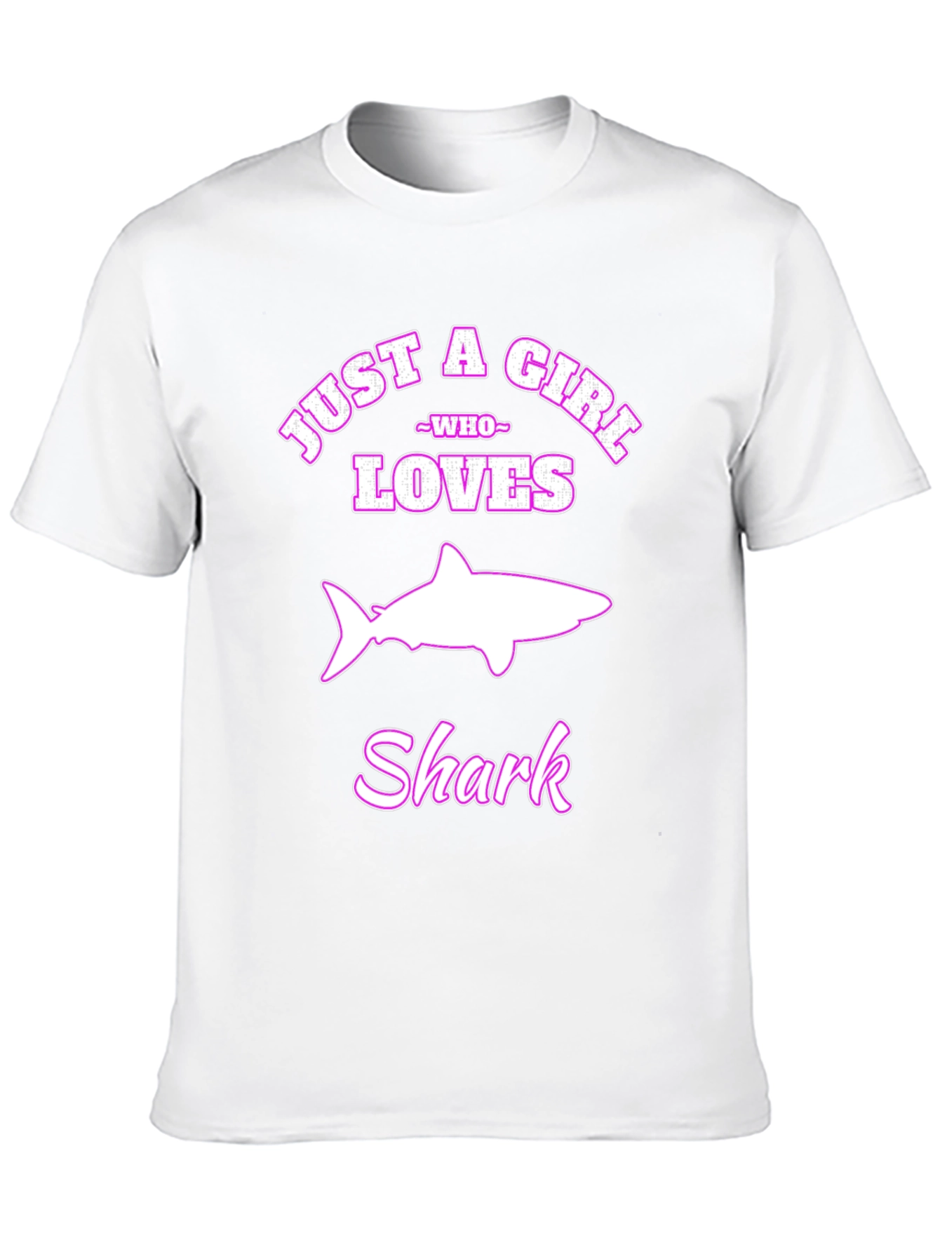 Just a Girl Who Loves Sharks T-Shirt