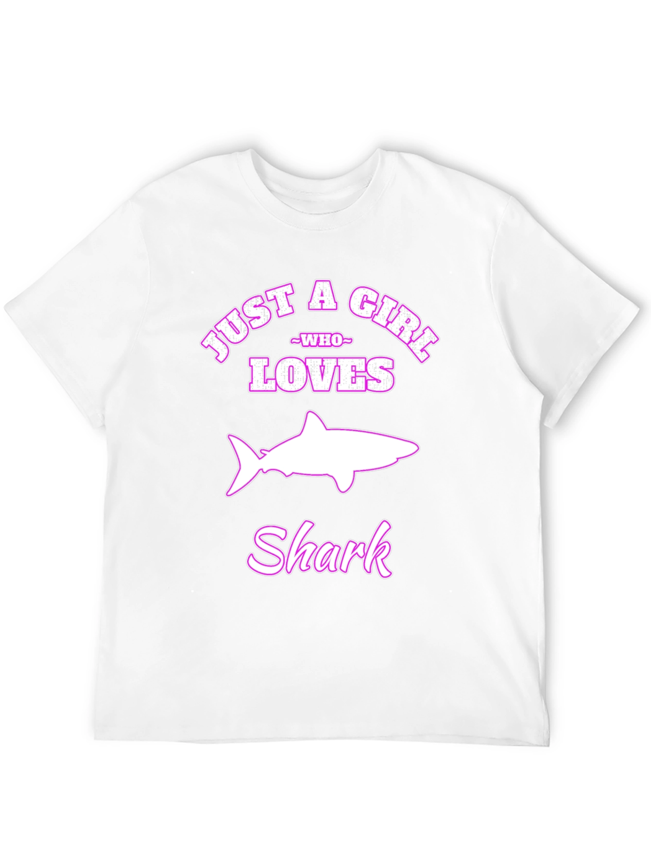 Just a Girl Who Loves Sharks T-Shirt