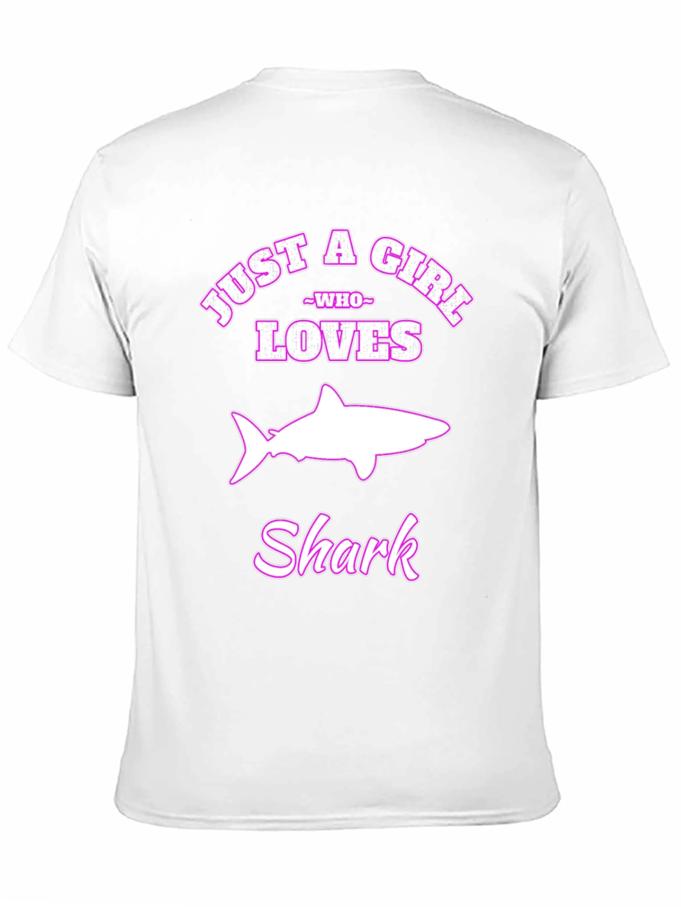 Just a Girl Who Loves Sharks T-Shirt