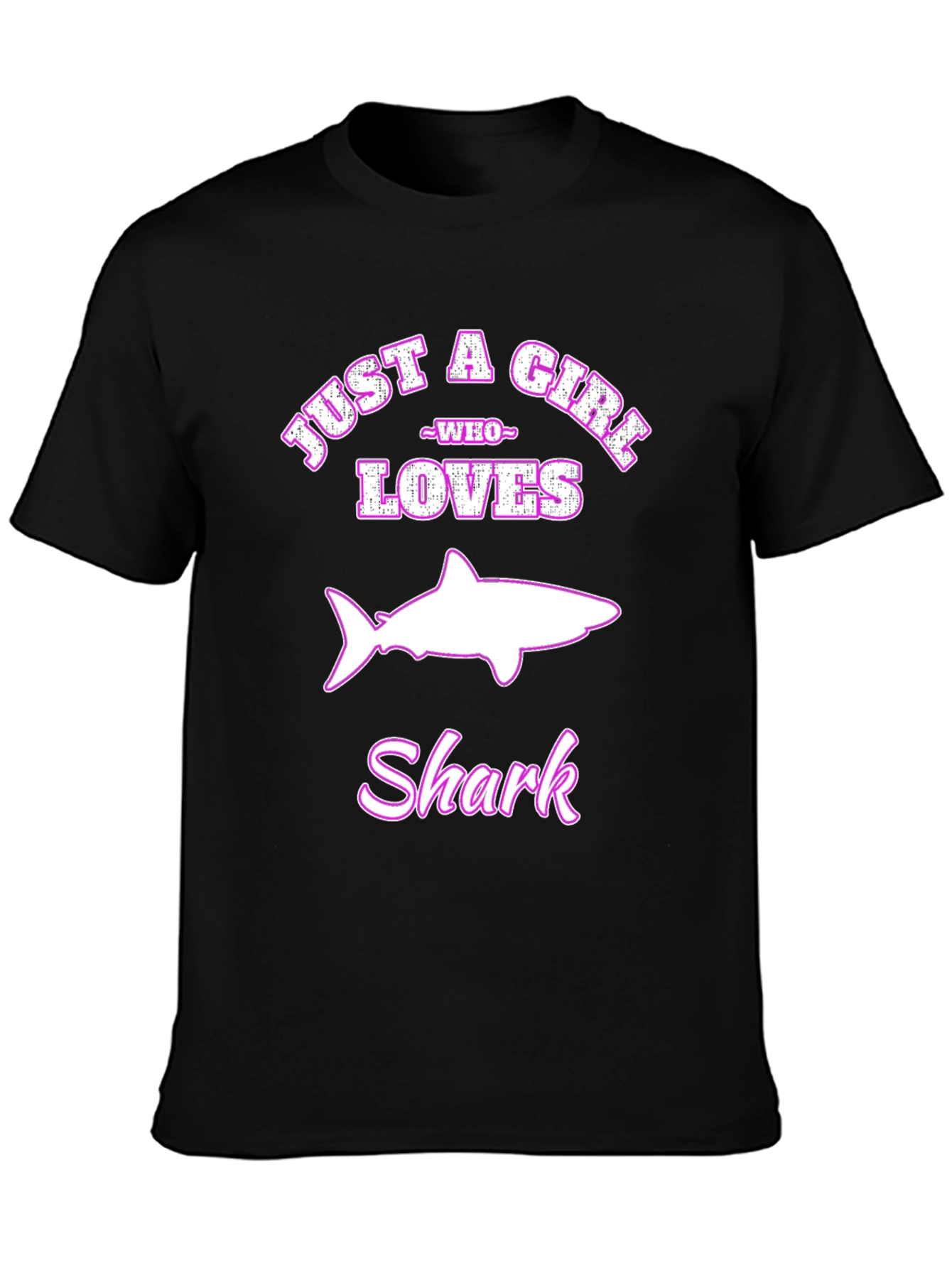 Just a Girl Who Loves Sharks T-Shirt