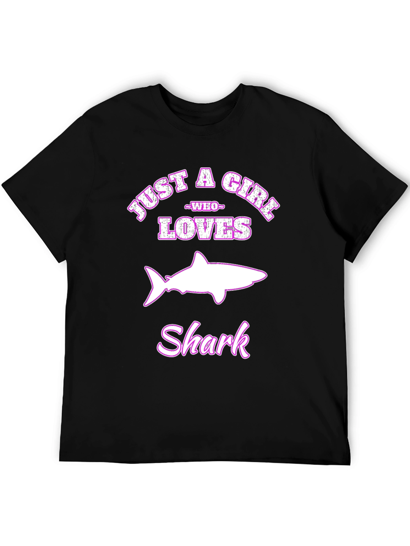 Just a Girl Who Loves Sharks T-Shirt