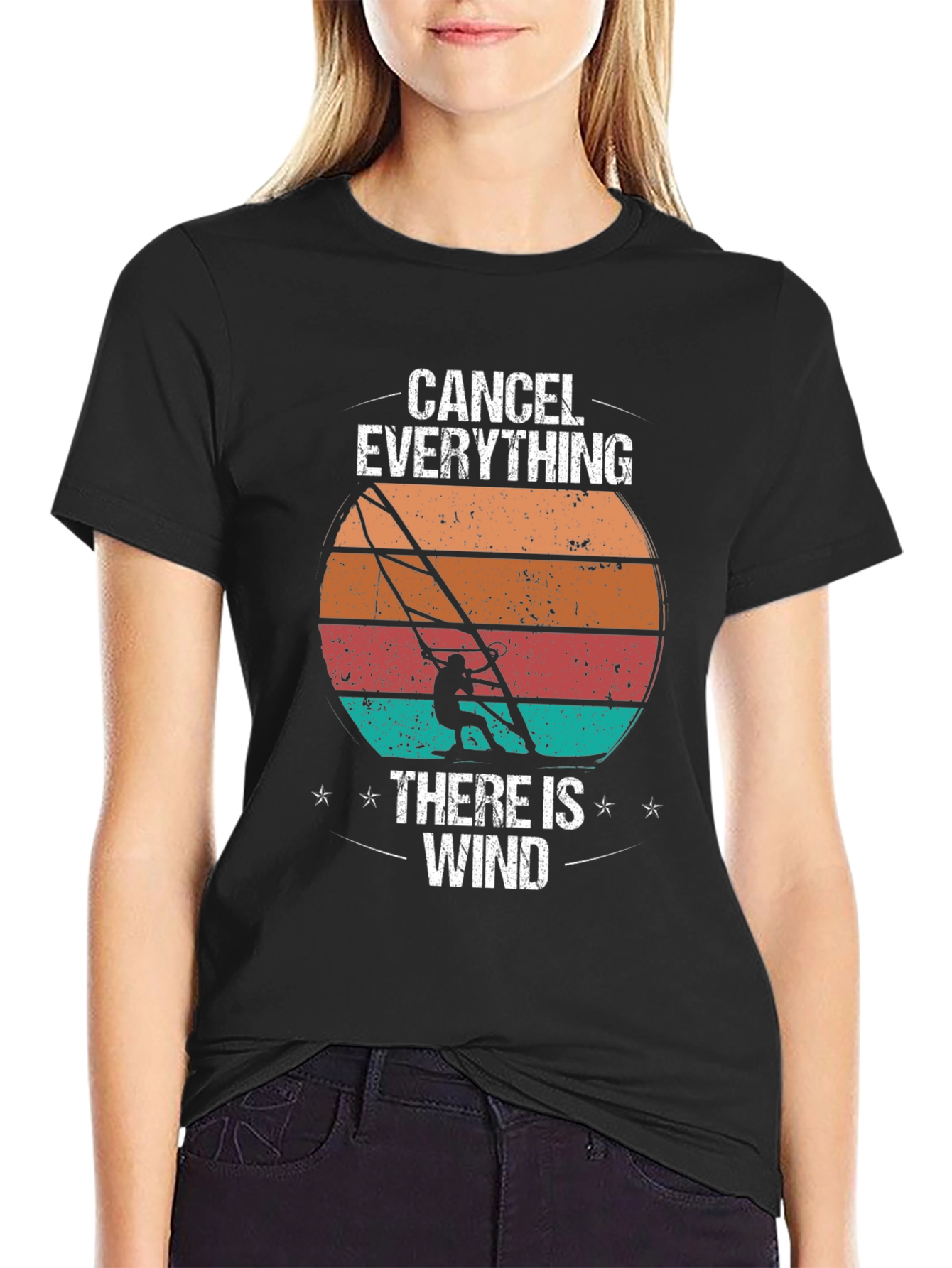 Cancel Everything Windsurfing T-Shirt