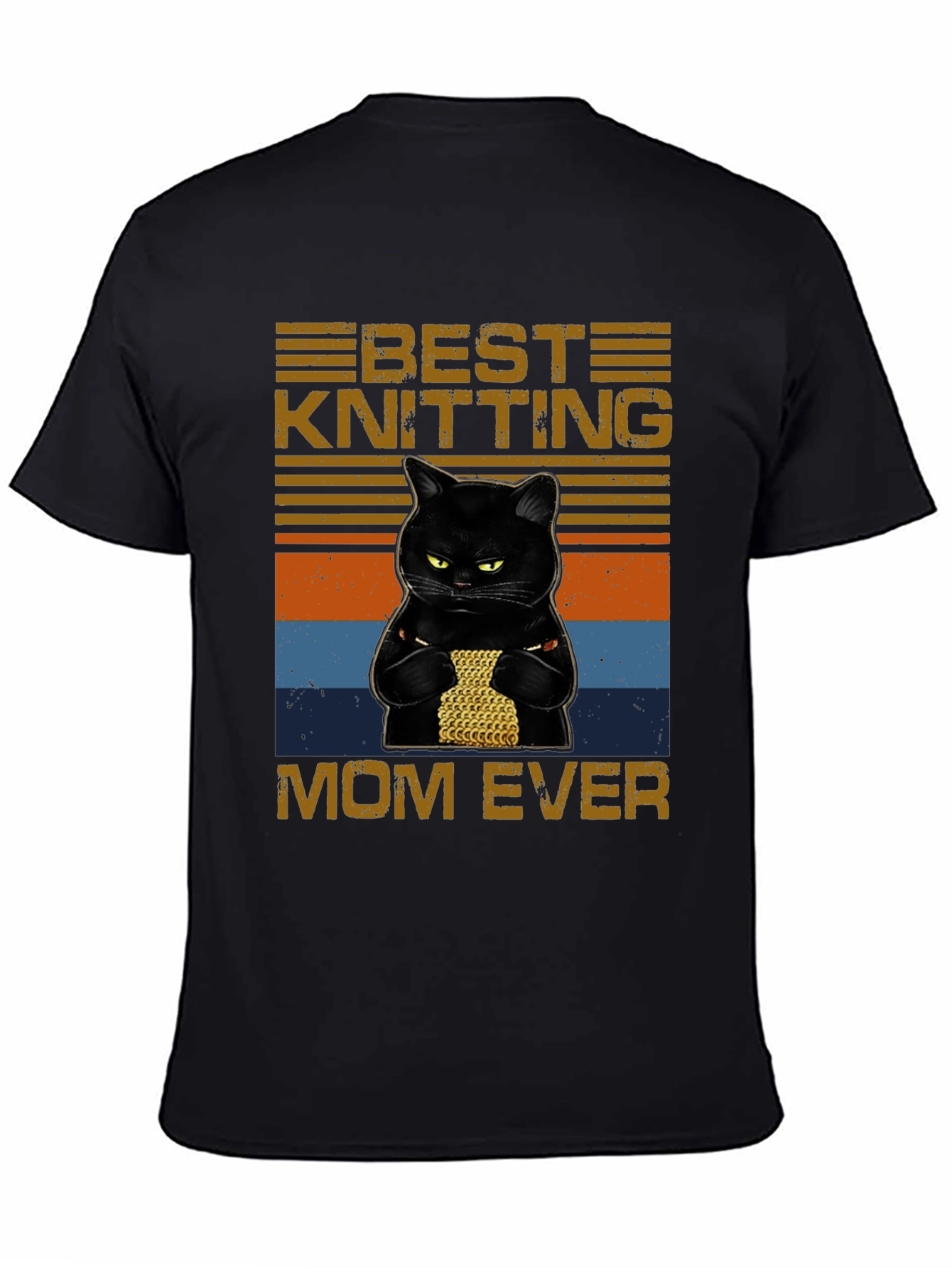 Best Knitting Mom Ever T-Shirt Cat Knit