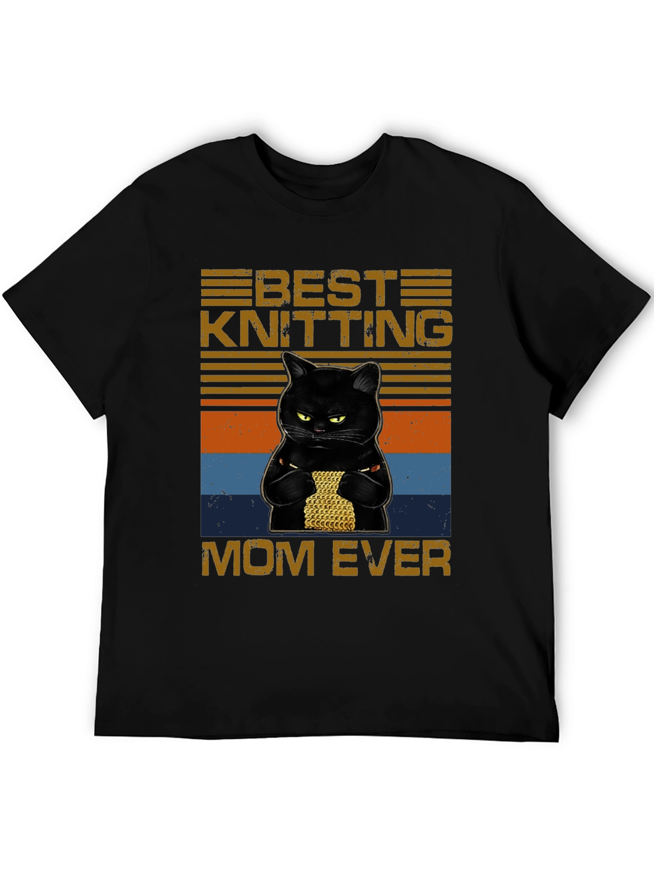 Best Knitting Mom Ever T-Shirt Cat Knit