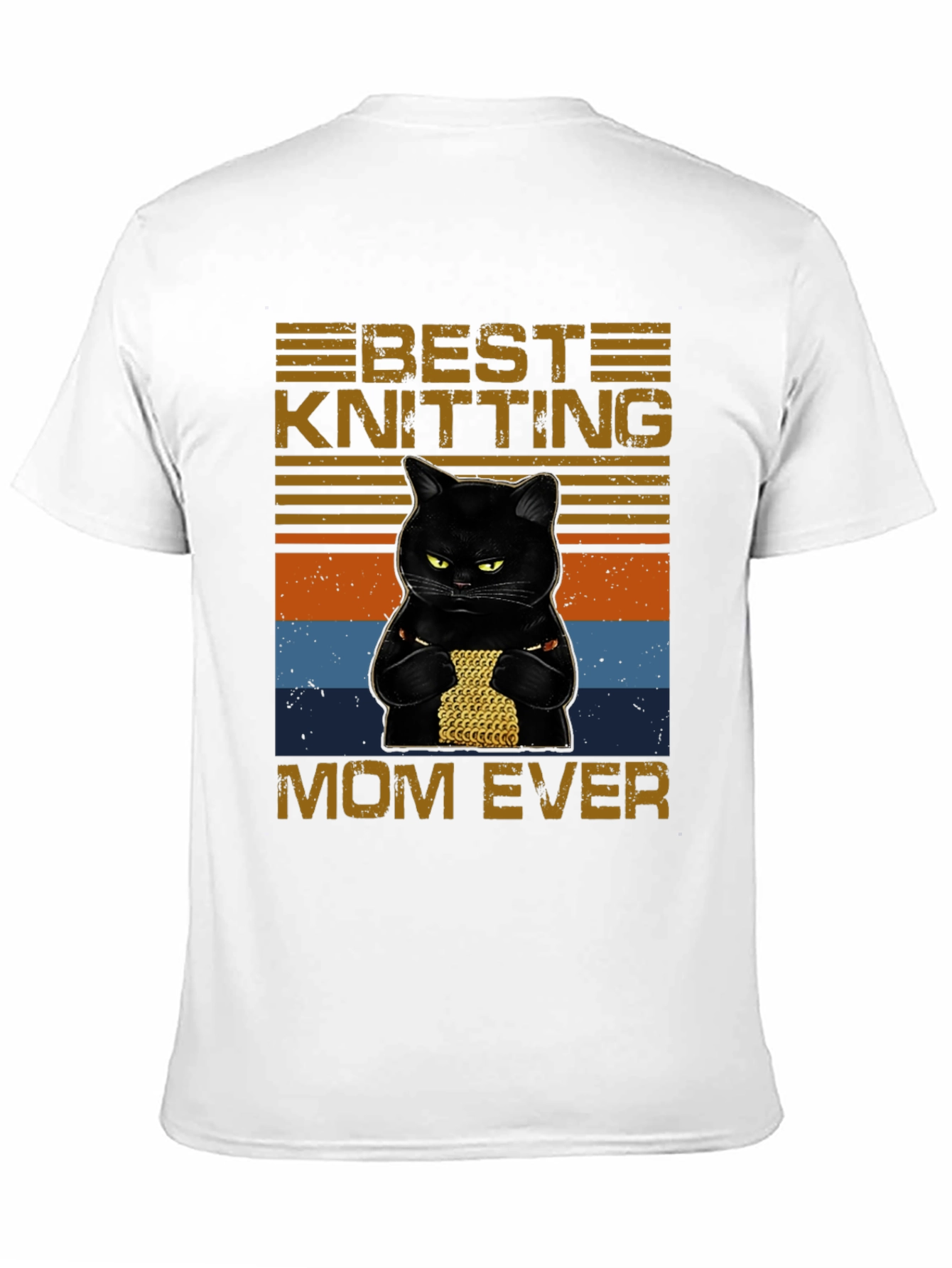 Best Knitting Mom Ever T-Shirt Cat Knit