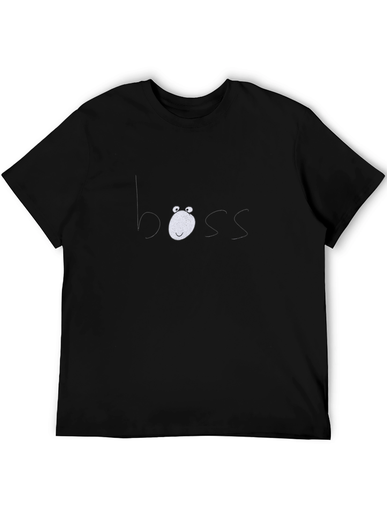 Boss Emojis Black T-Shirt - Trendy Casual Wear