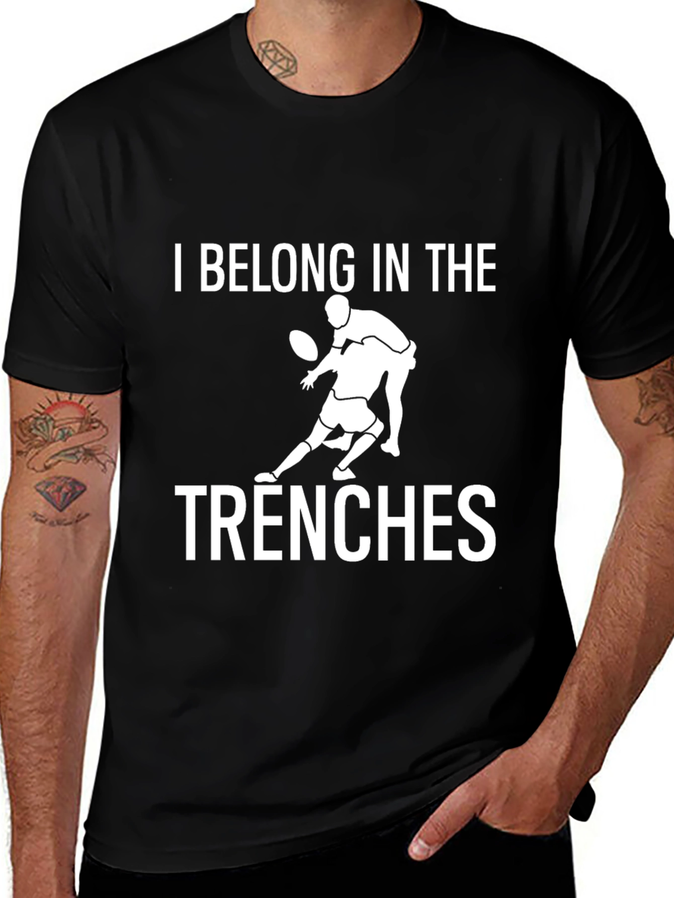 Rugby Trenches Graphic T-Shirt