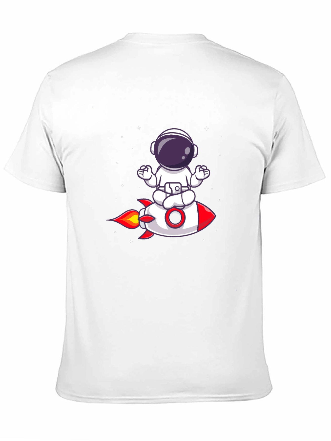 Astronaut Meditation Rocket T-Shirt