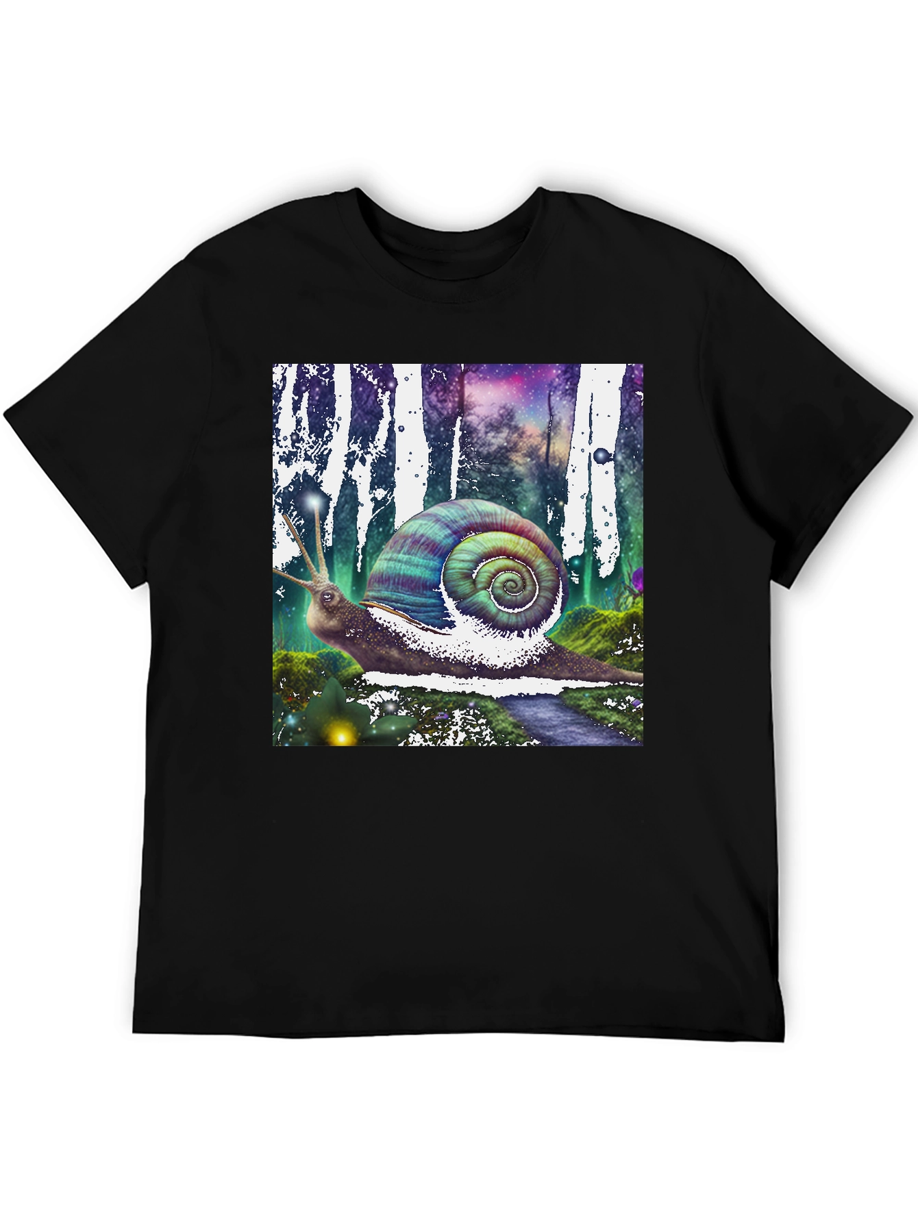 Fantasy Snail Graphic Tee - Unique Design