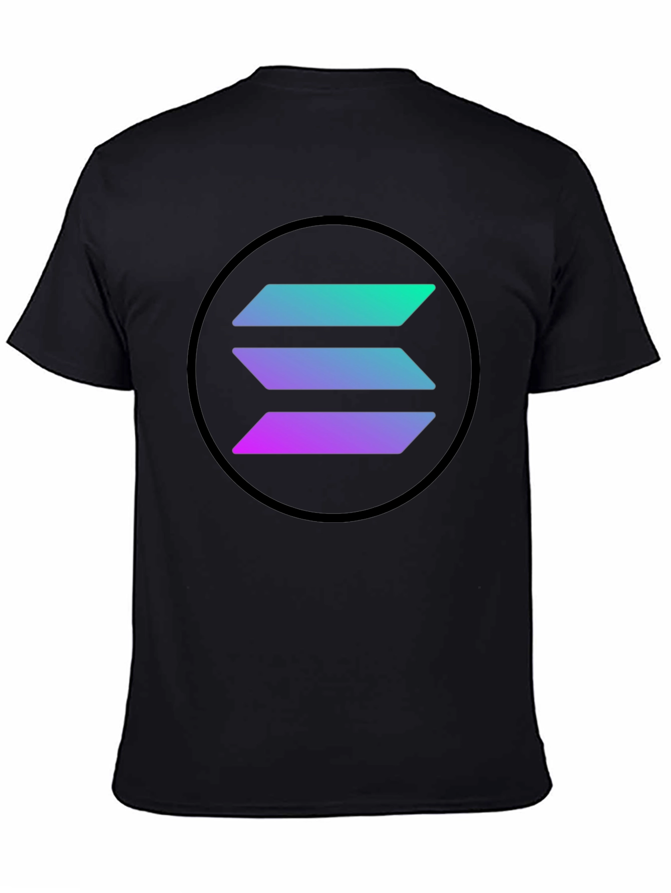 Solana Crypto Black T-Shirt