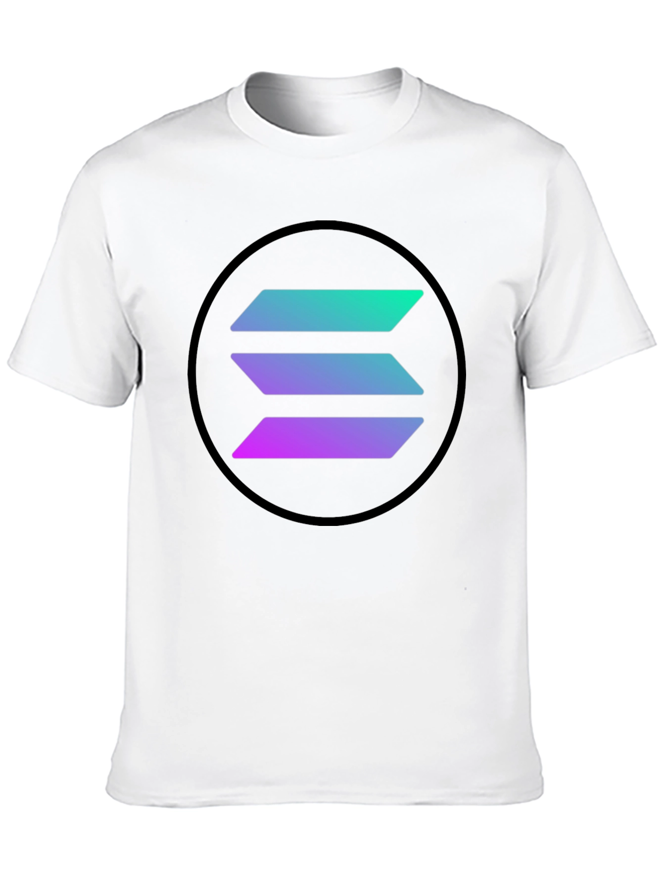 Solana Crypto Black T-Shirt
