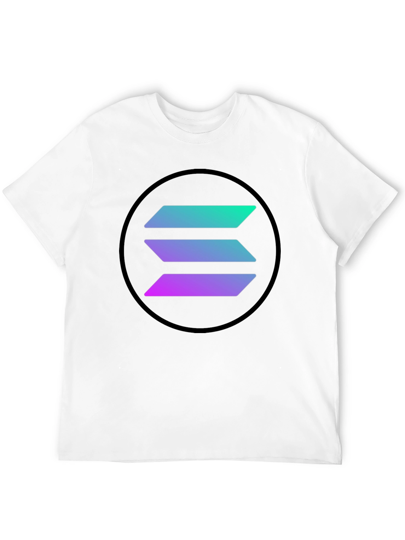 Solana Crypto Black T-Shirt