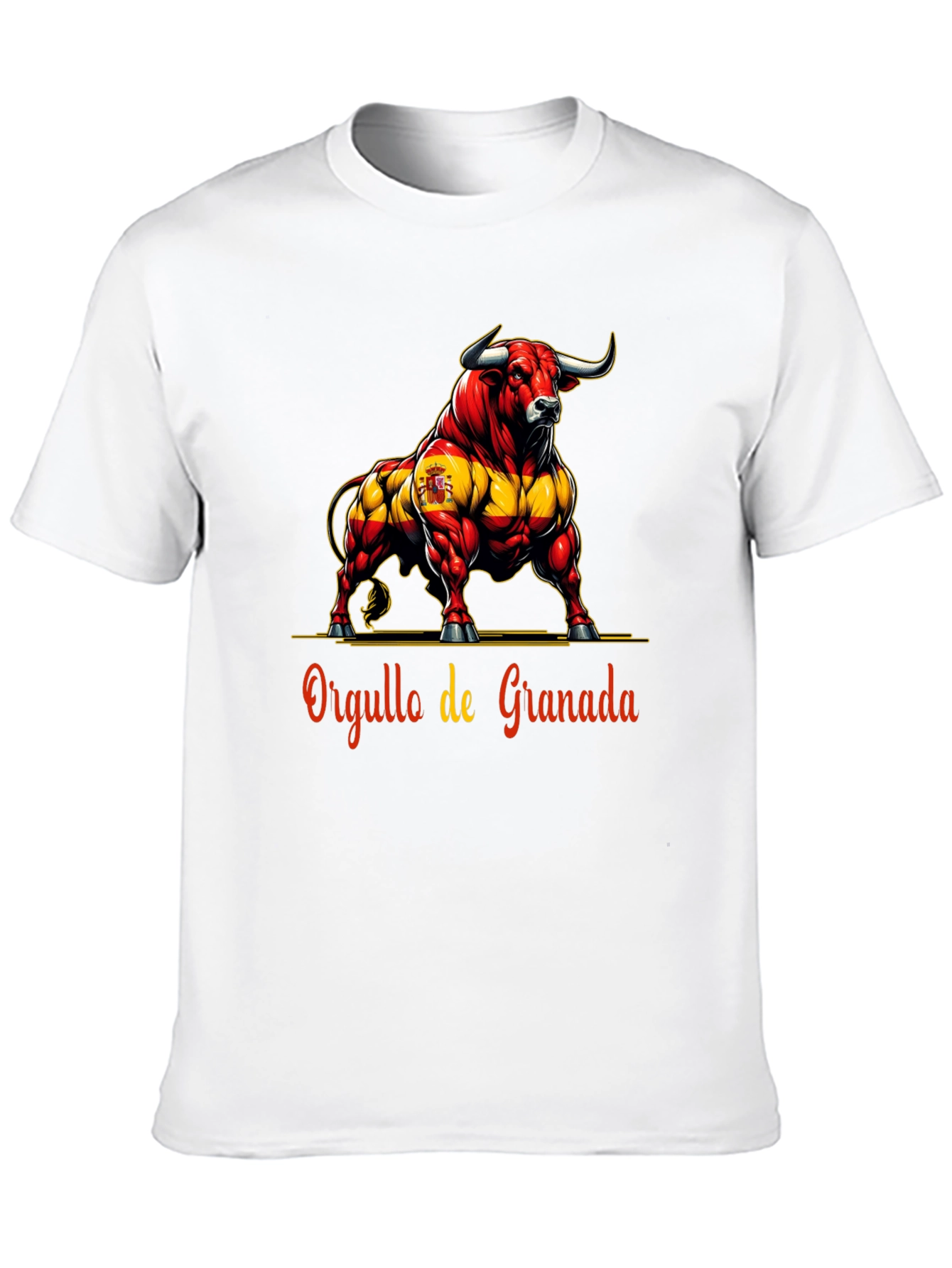 Granada Pride Bull Graphic Tee - Bold Spanish Style