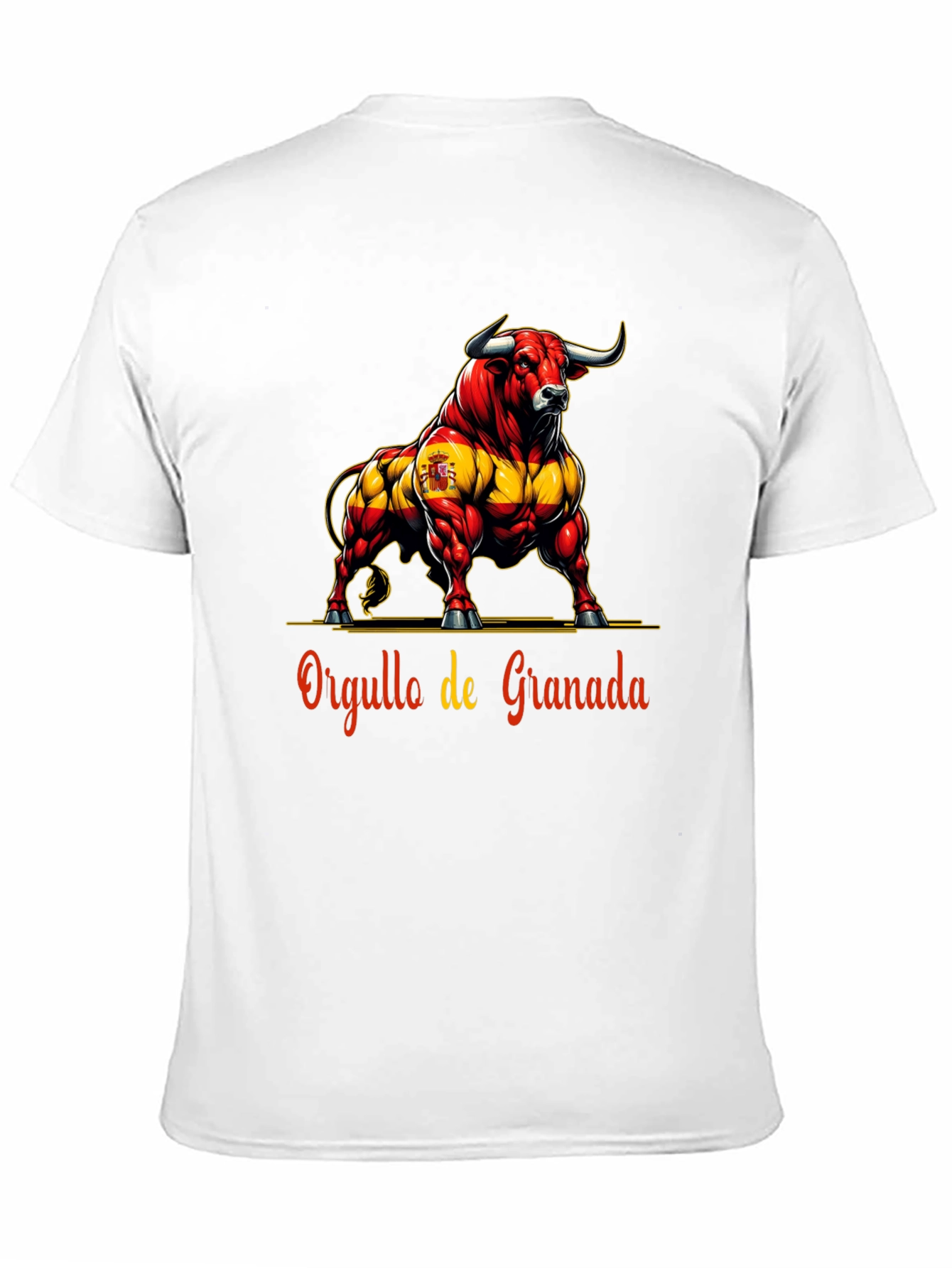 Granada Pride Bull Graphic Tee - Bold Spanish Style
