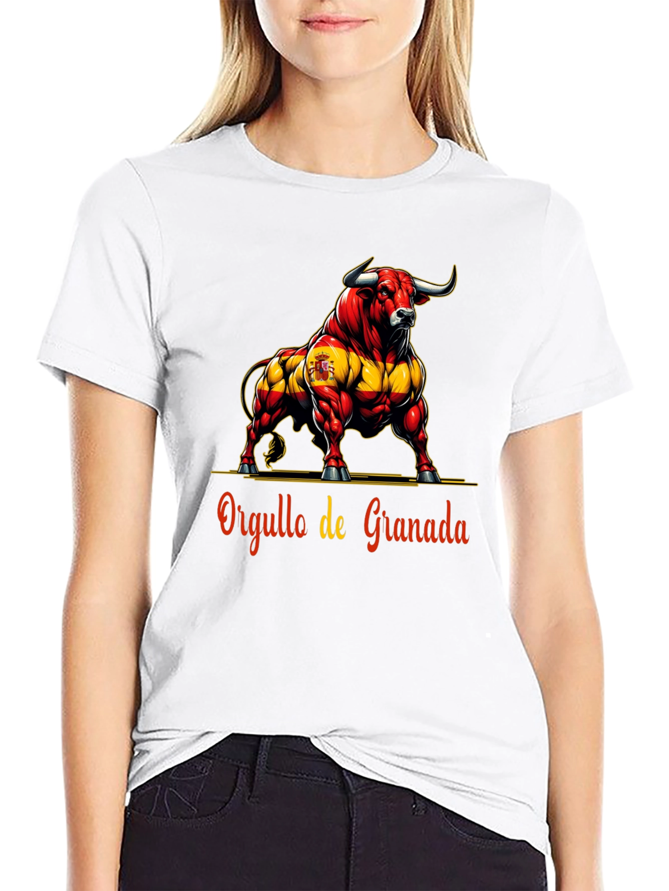 Granada Pride Bull Graphic Tee - Bold Spanish Style