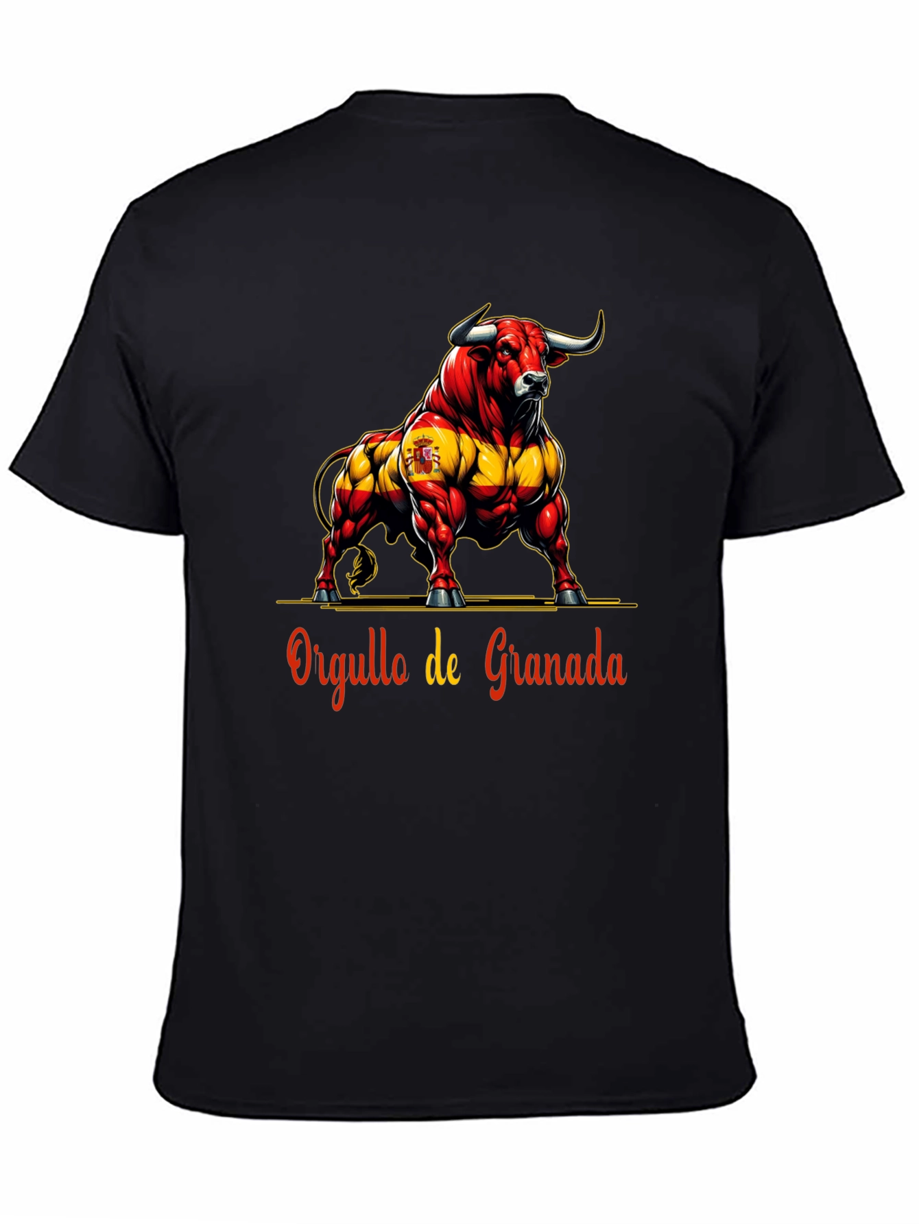 Granada Pride Bull Graphic Tee - Bold Spanish Style