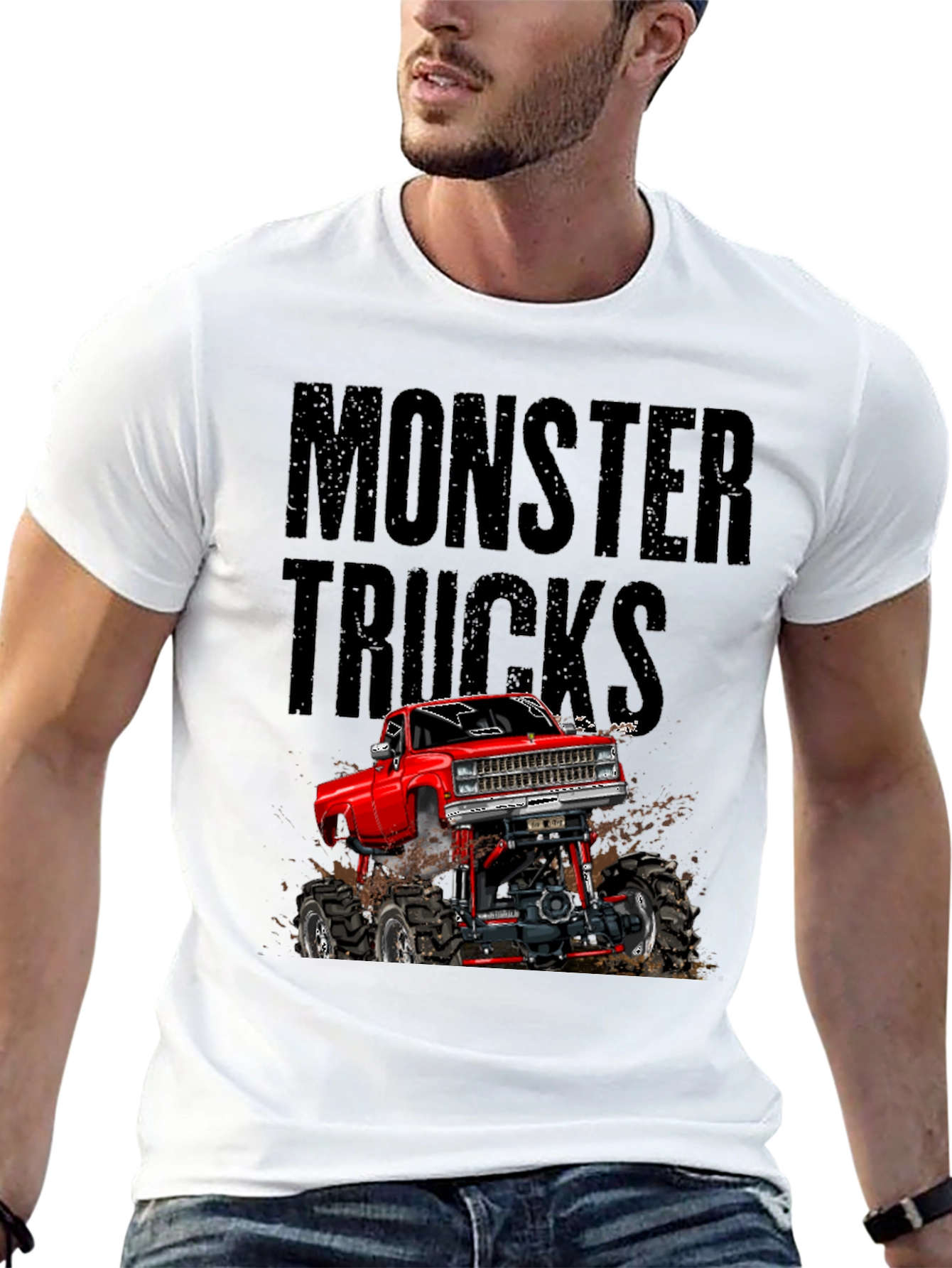 Monster Trucks Graphic T-Shirt - Black