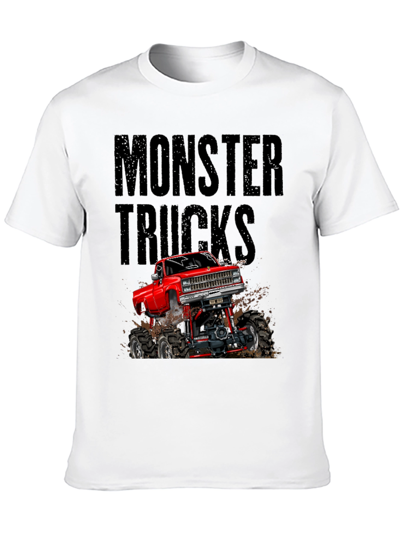 Monster Trucks Graphic T-Shirt - Black