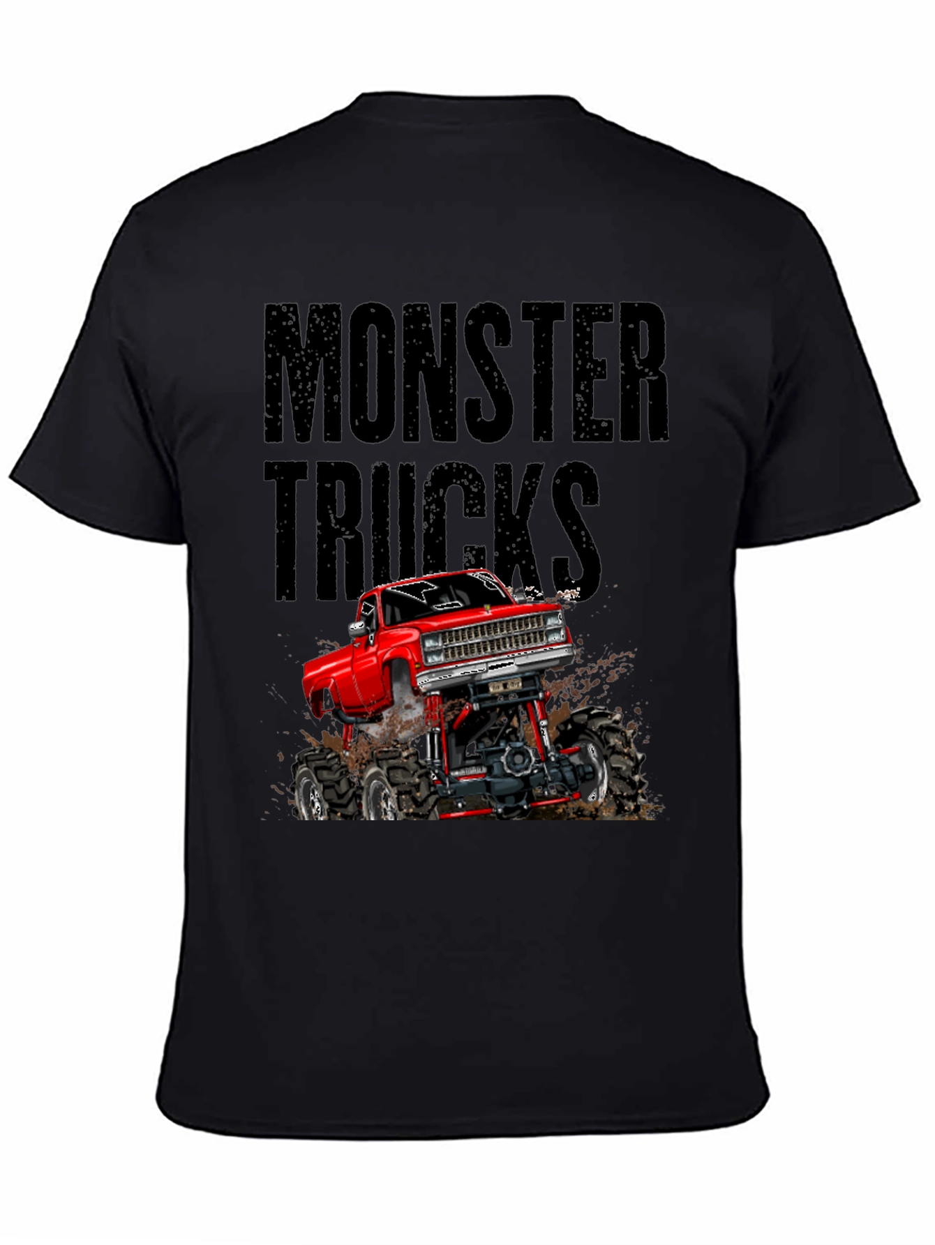 Monster Trucks Graphic T-Shirt - Black