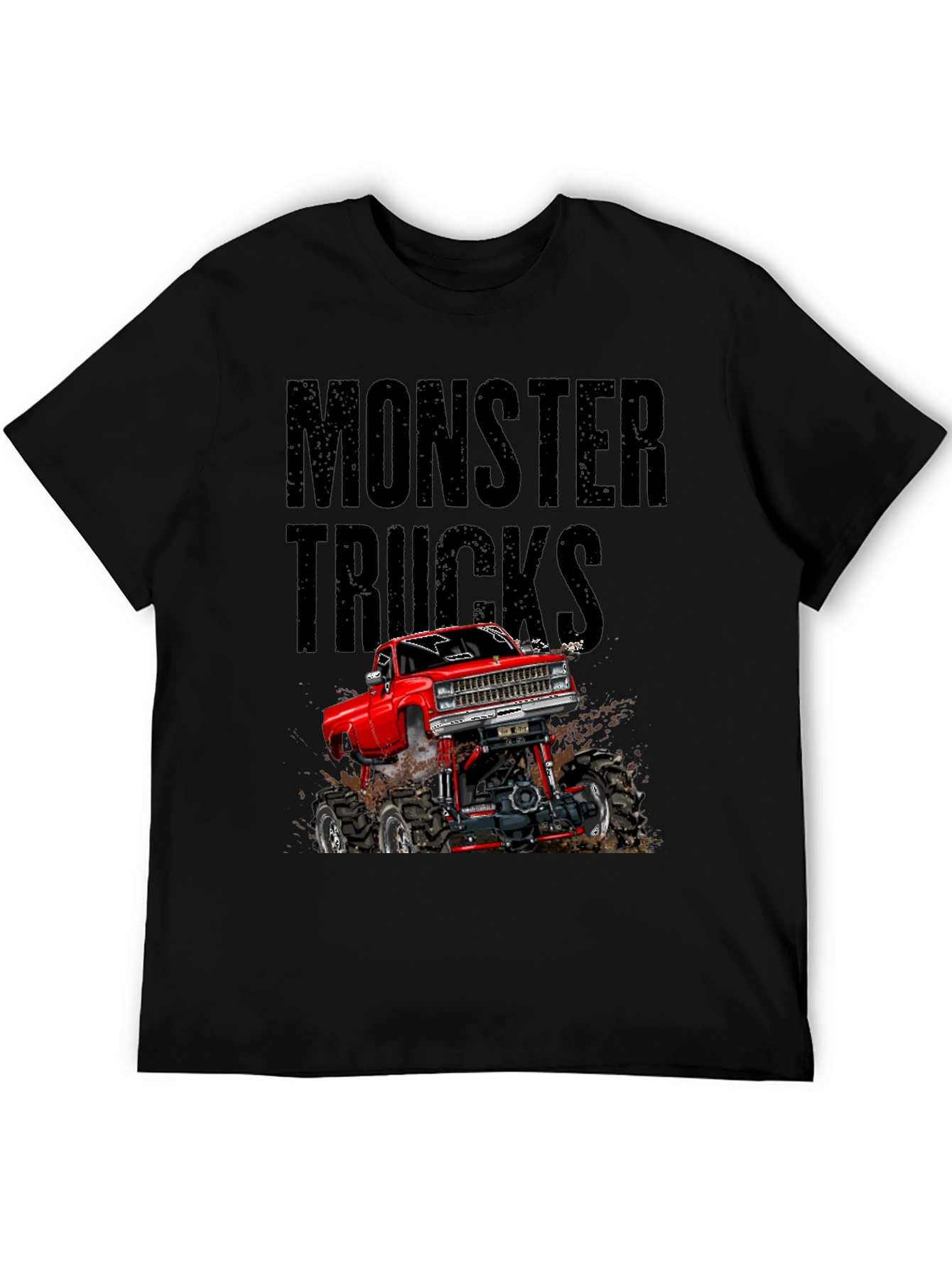 Monster Trucks Graphic T-Shirt - Black
