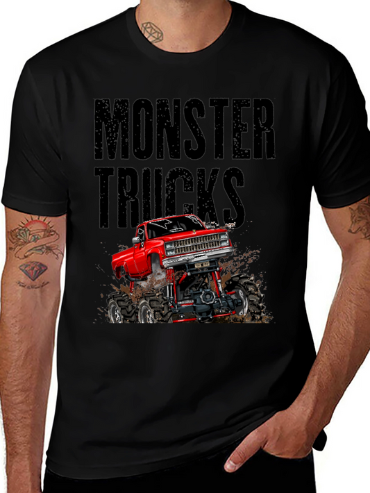 Monster Trucks Graphic T-Shirt - Black