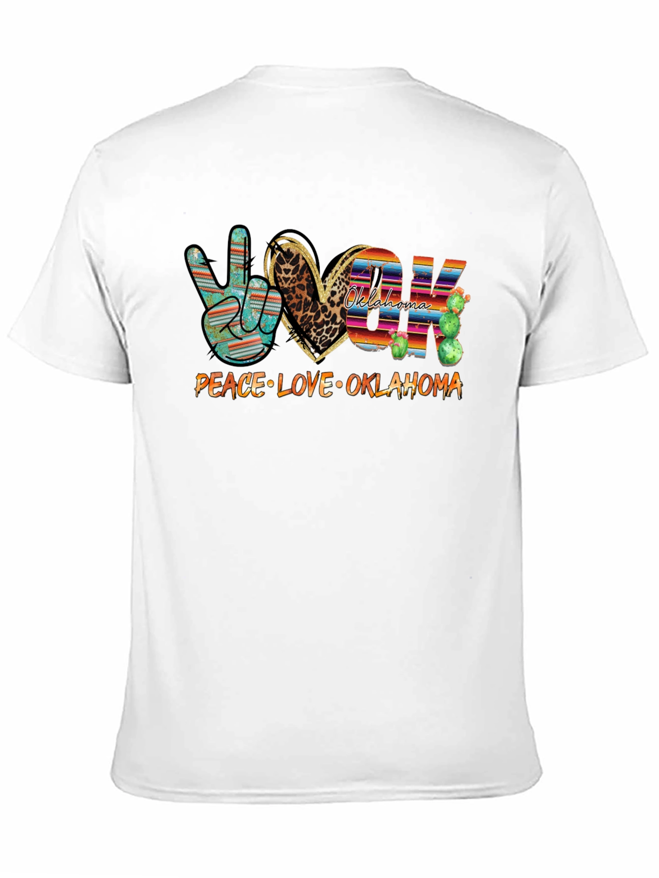Peace Love Oklahoma Graphic Tee