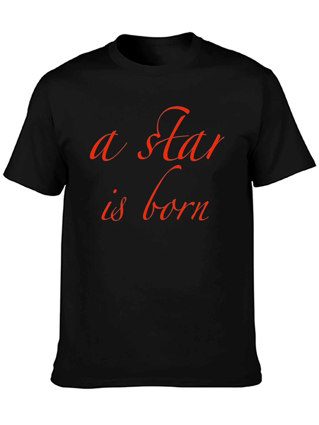 A Star is Born - Stylish Black Tee
