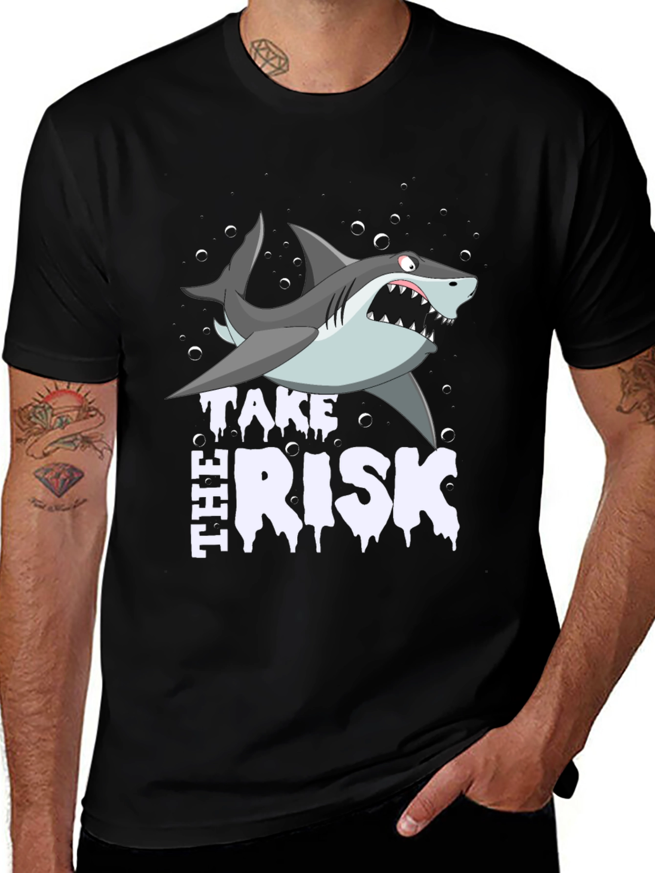 Take the Risk Shark Graphic Tee