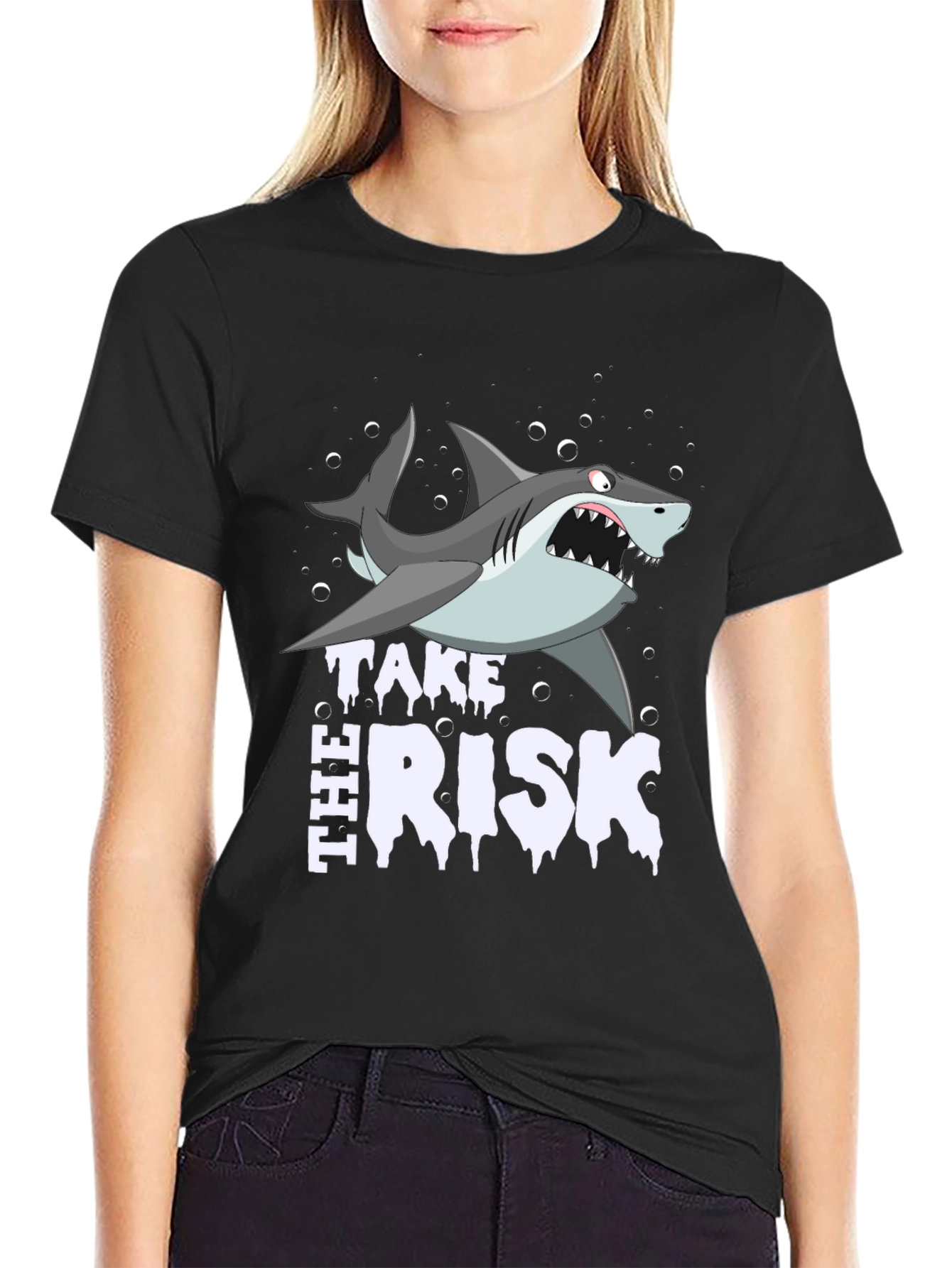 Take the Risk Shark Graphic Tee