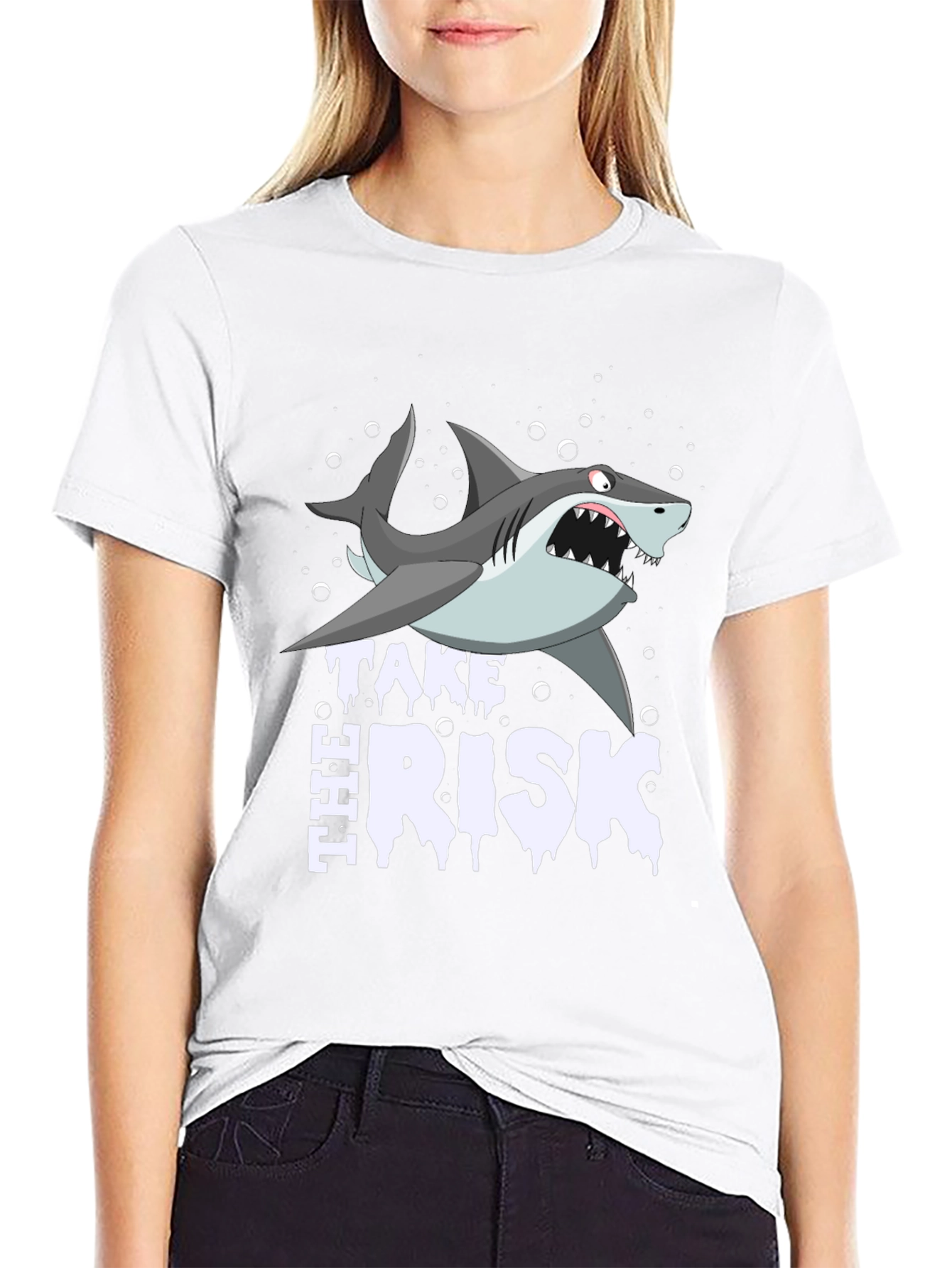 Take the Risk Shark Graphic Tee