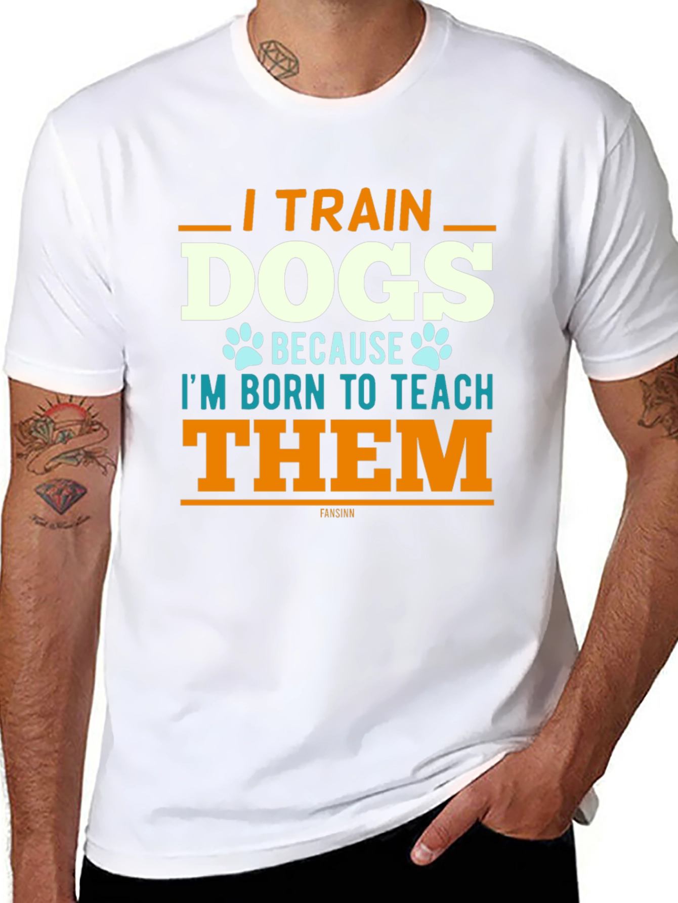 I Train Dogs T-Shirt - Dog Trainer Apparel