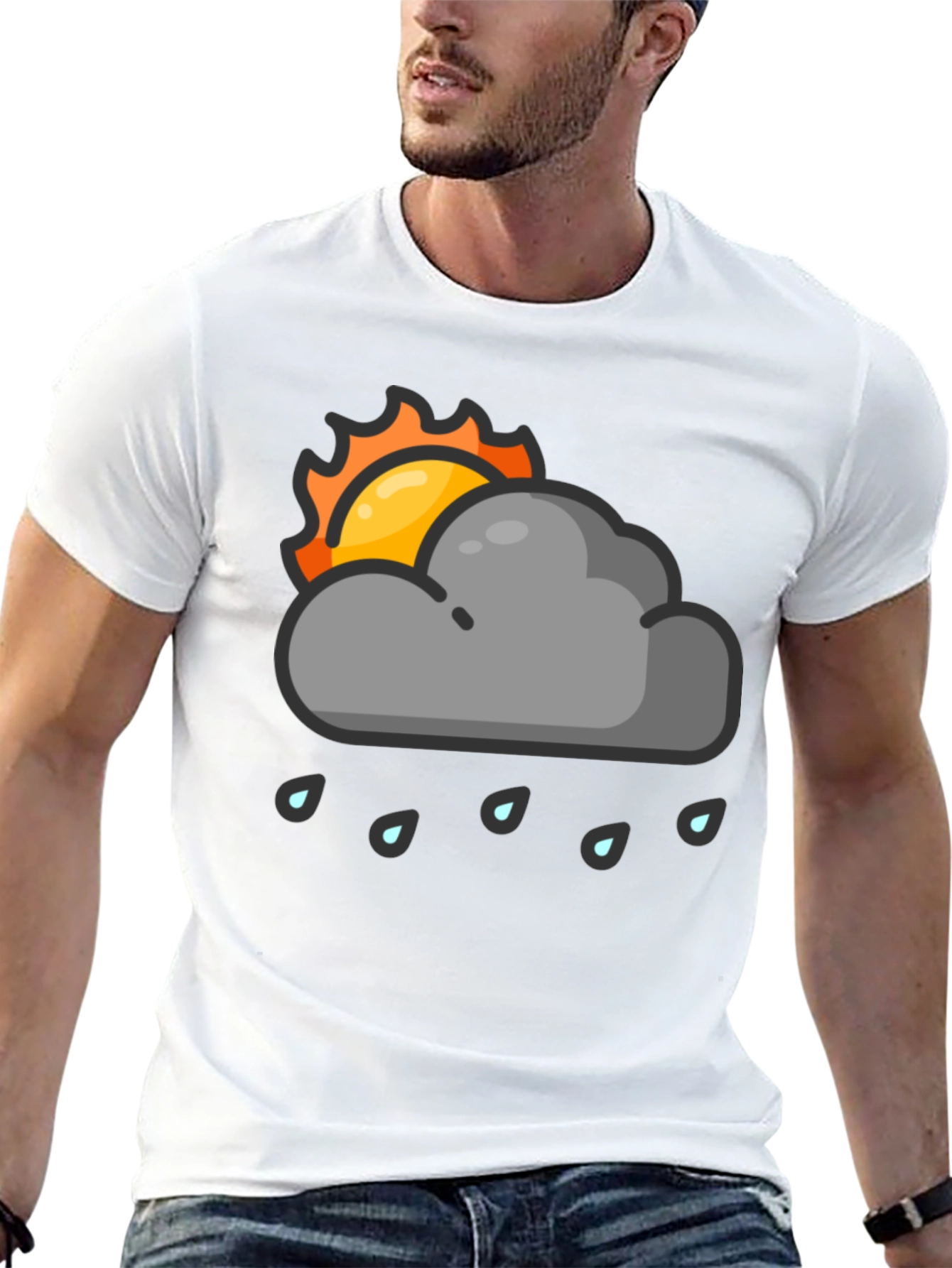 Rainy Day Sun Graphic T-Shirt