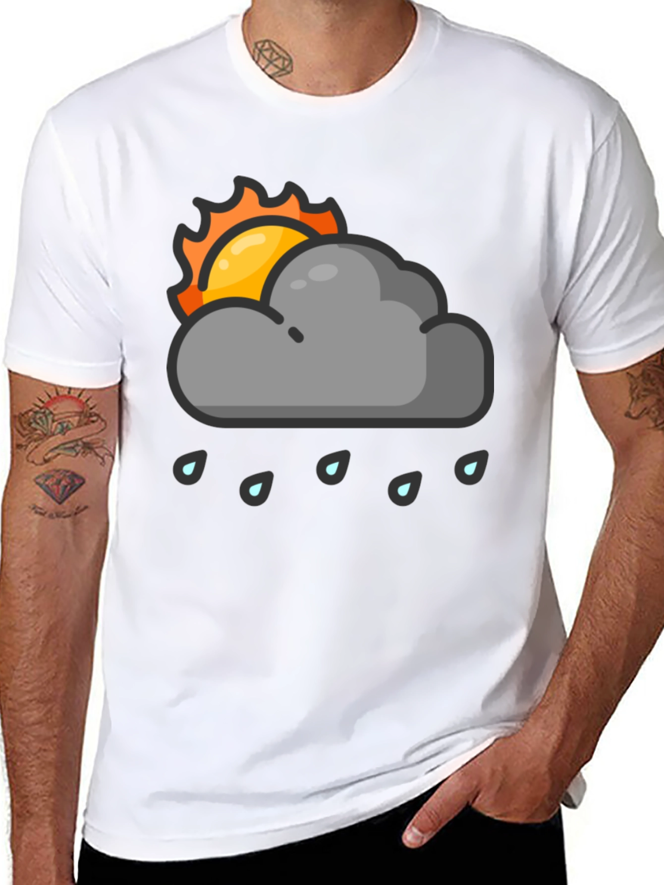 Rainy Day Sun Graphic T-Shirt