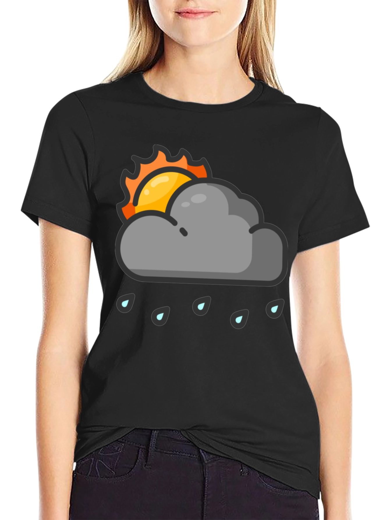 Rainy Day Sun Graphic T-Shirt