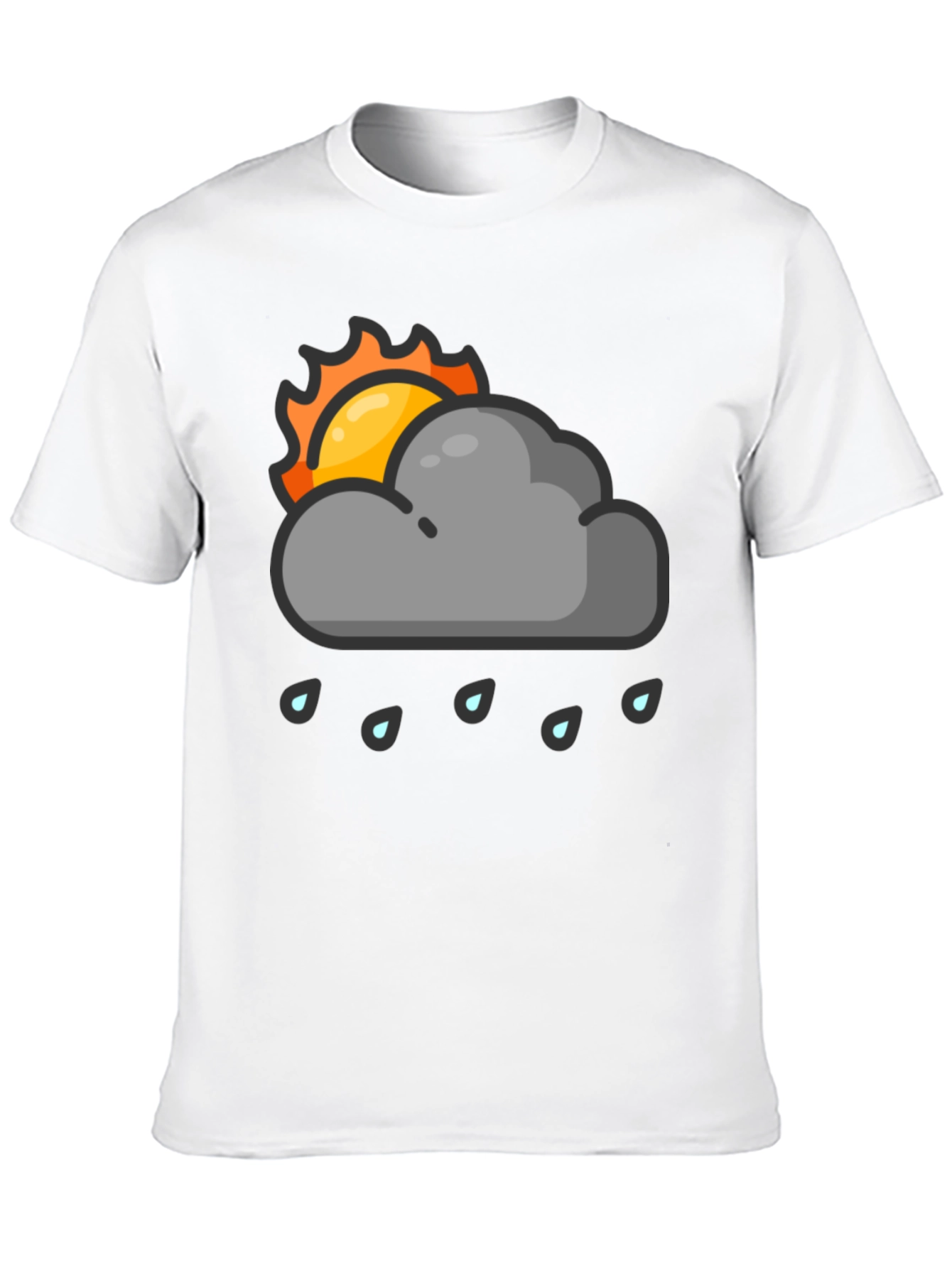 Rainy Day Sun Graphic T-Shirt