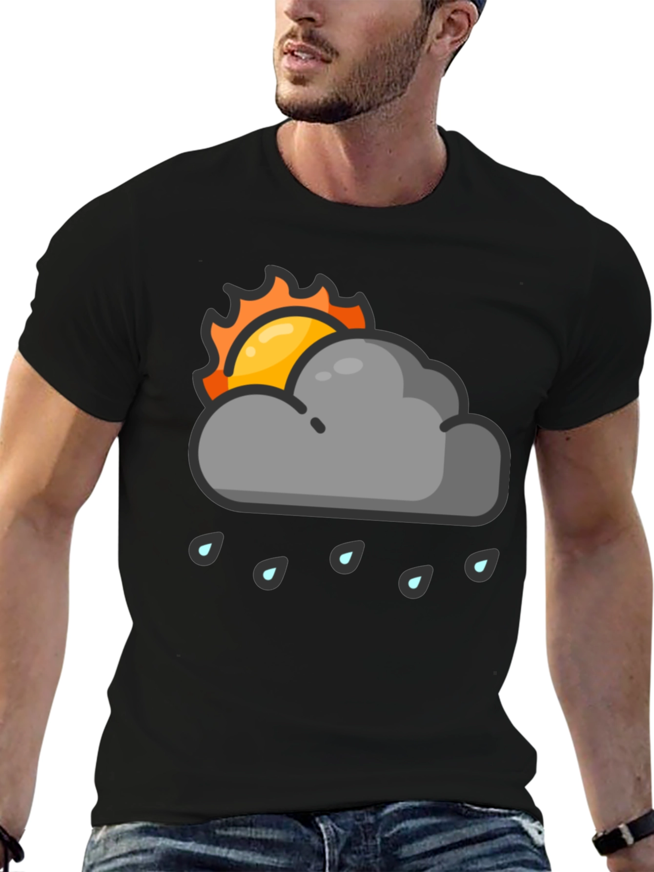 Rainy Day Sun Graphic T-Shirt