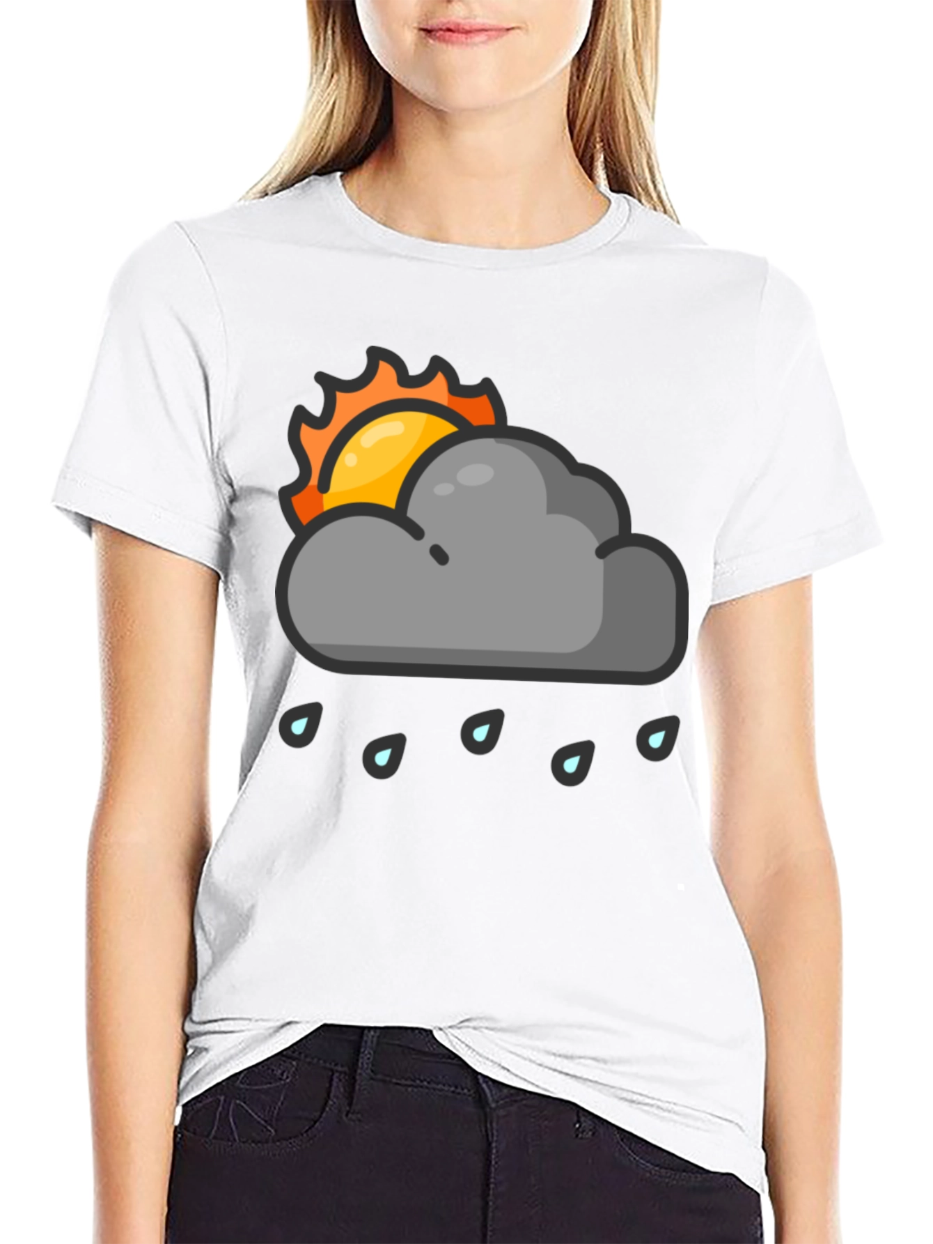 Rainy Day Sun Graphic T-Shirt