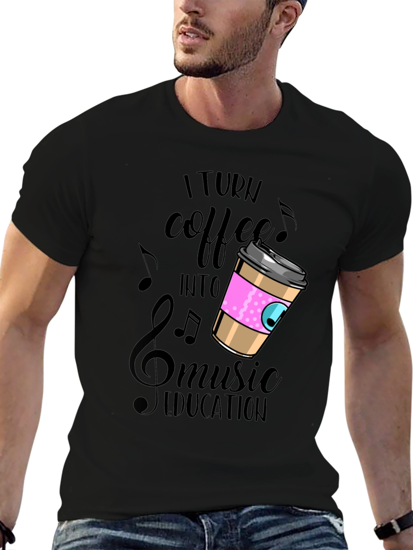 Coffee Music Education Graphic Tee